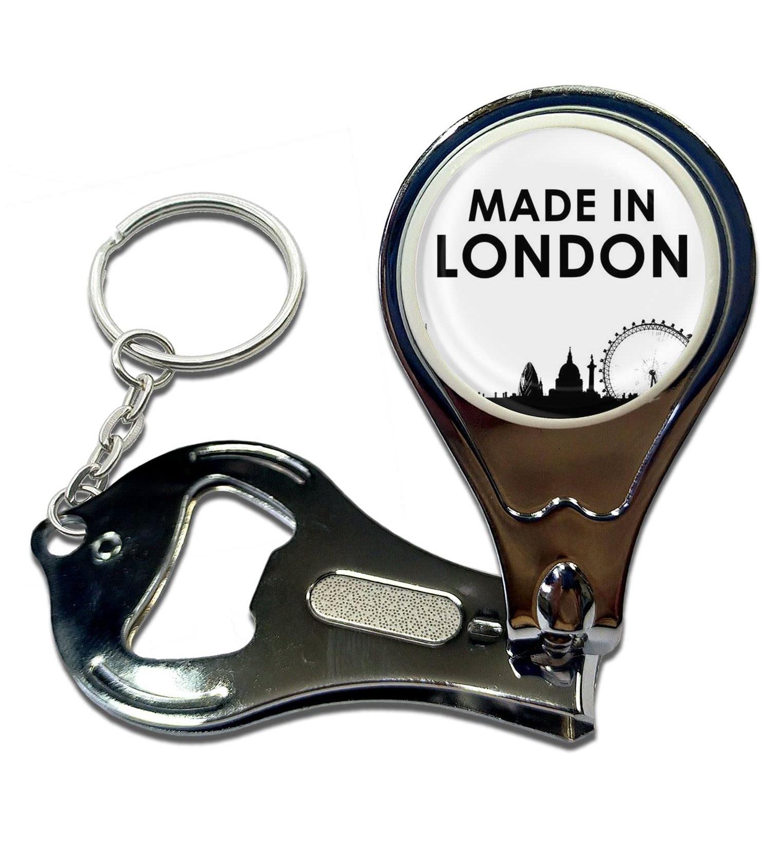 BadgeBeast.co.uk Made in London - Key Ring Bottle Opener and Nail Clipper - Buy Online on GoSupps.com
