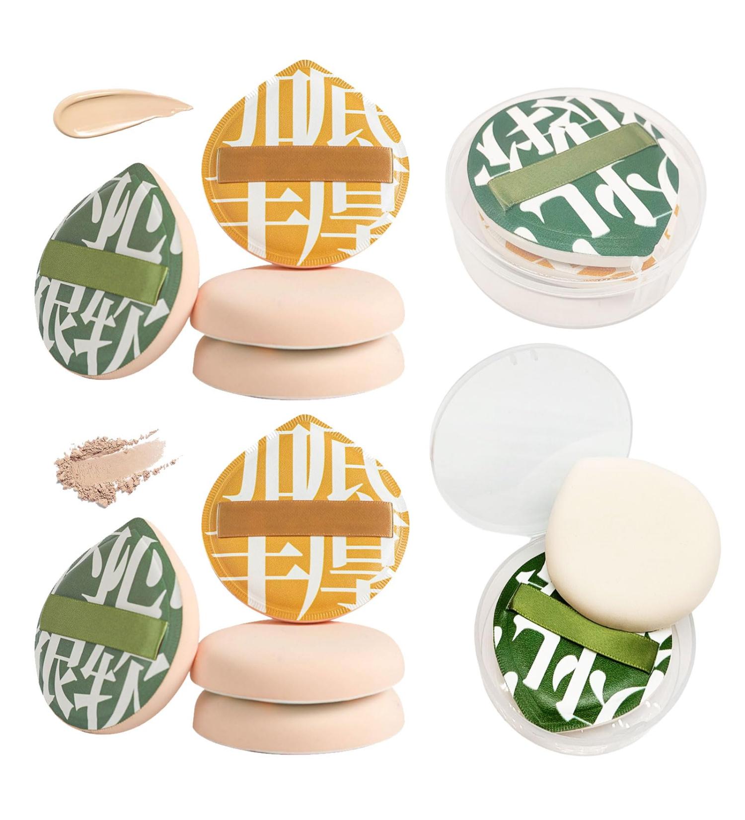 UILYNIU 8 Pieces Large Makeup Sponge Super Soft Teardrop Powder Puff Foundation Sponge Beauty Blender Makeup Cushion Puff for Cream Concealer Makeup Powder Puff Quickly Apply Makeup in 3s (XL) - Buy Online on GoSupps.com