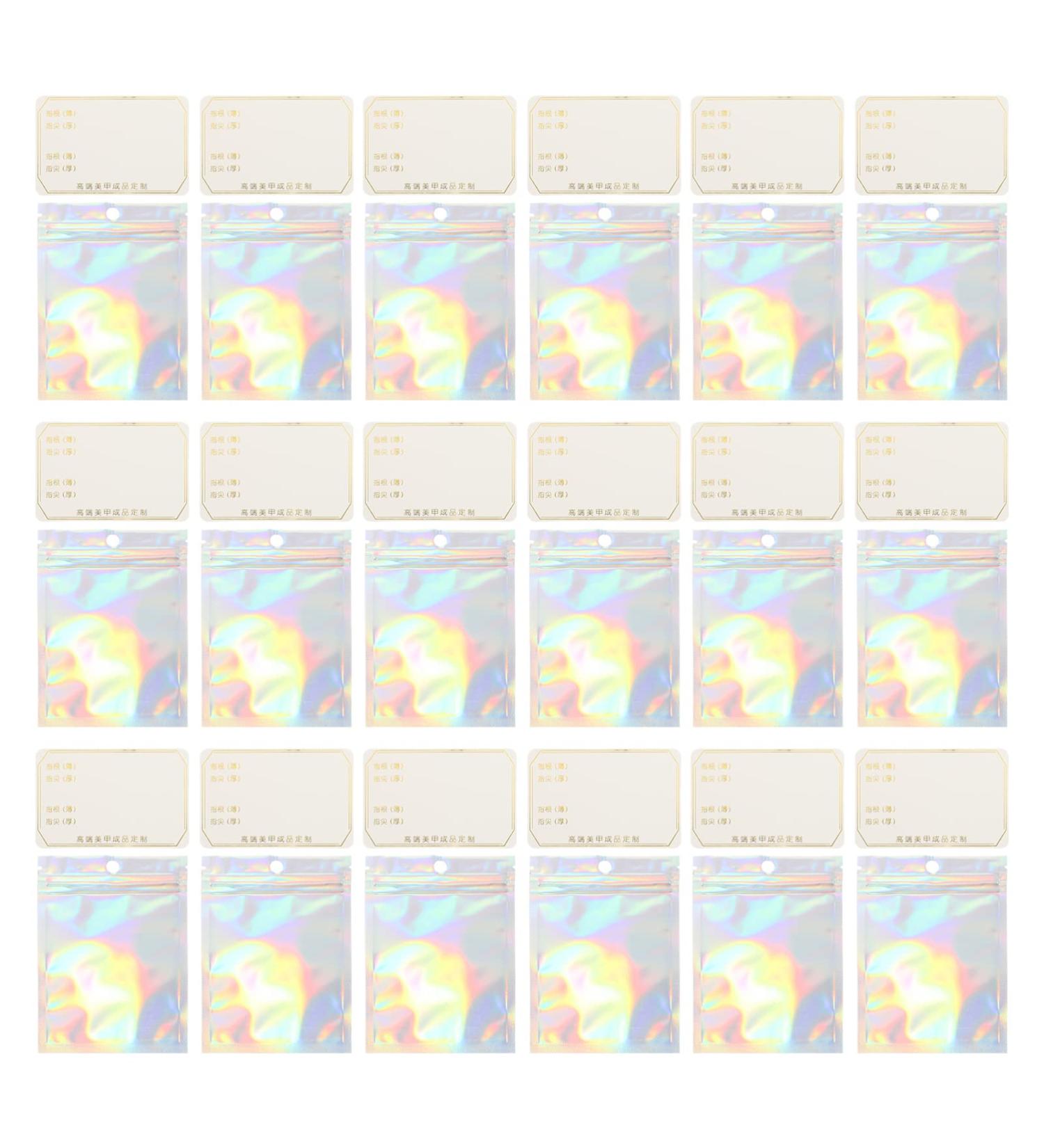 Beaupretty 50 Sets Nail Pole Packaging Bags - Sealable Manicure Bags for Nail Tips False Nails & Holographic Storage - Airtight PVC Bags for International Shipping - Buy Online on GoSupps.com