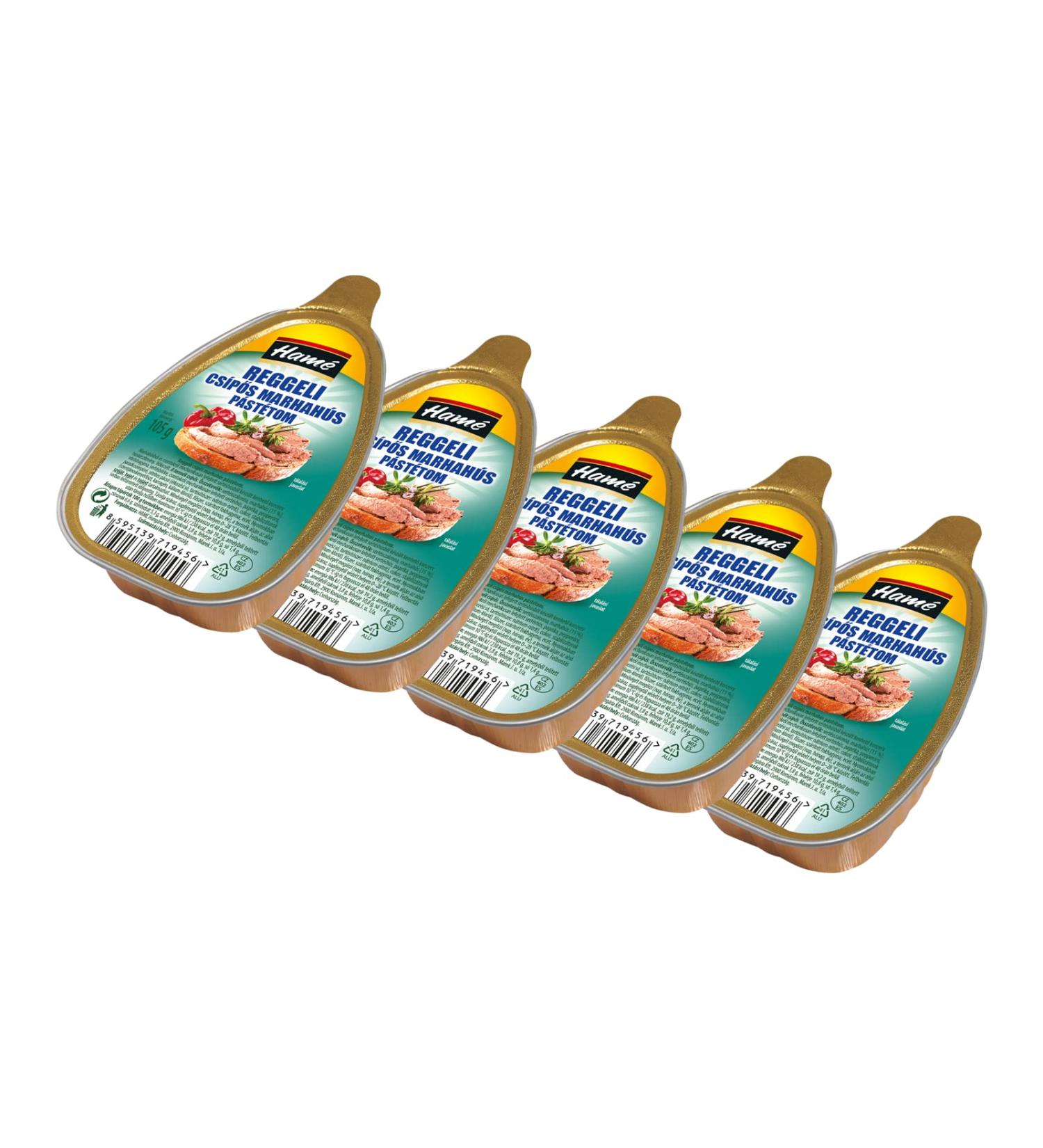 Hame Breakfast Spicy Beef Pate 105g Pack of 5