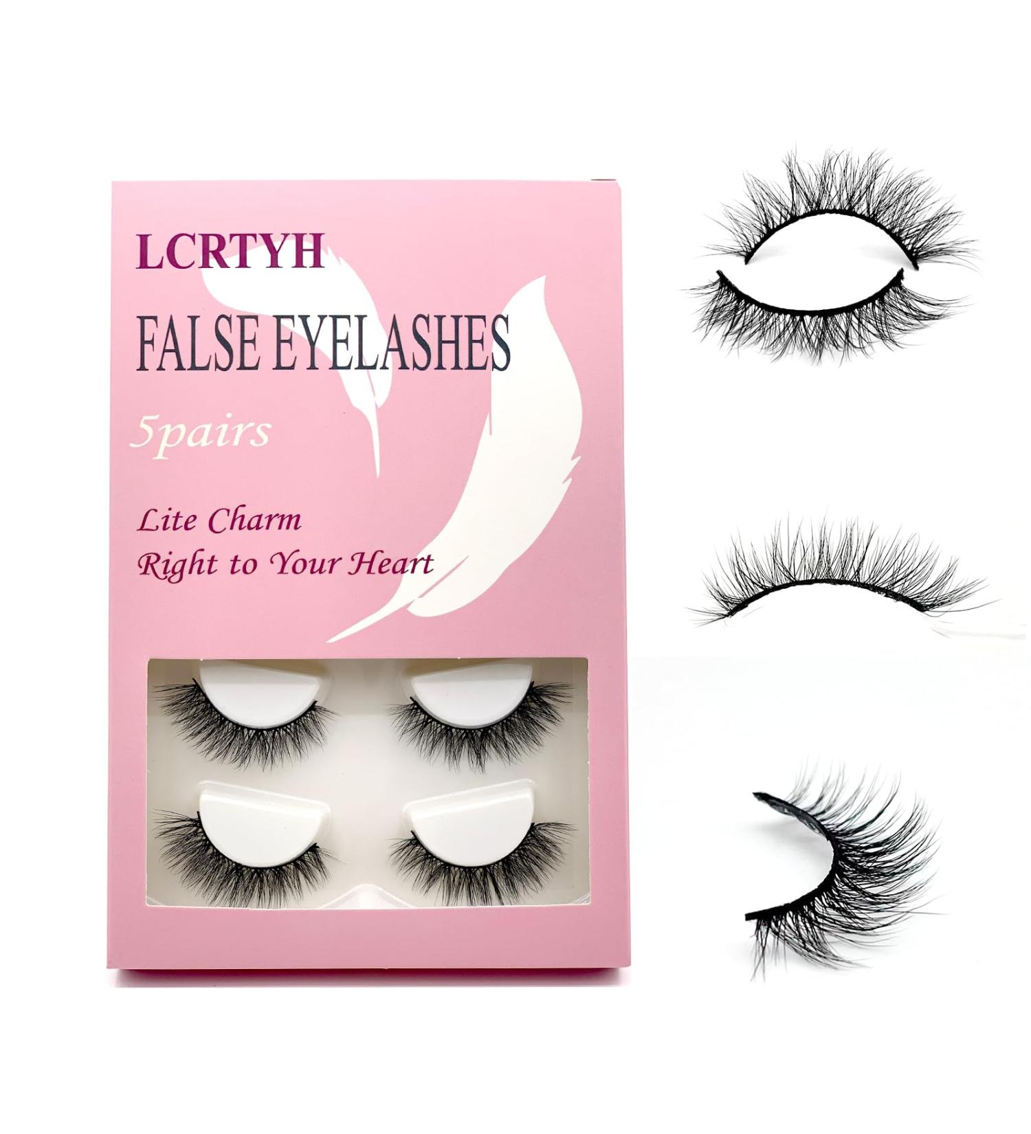 Buy 3D Natural Volume False Eyelashes | Cat Eye Fox Glamour Lashes | Easy Wear & Reusable | Pack of 5 | International Shipping Available - Buy Online on GoSupps.com