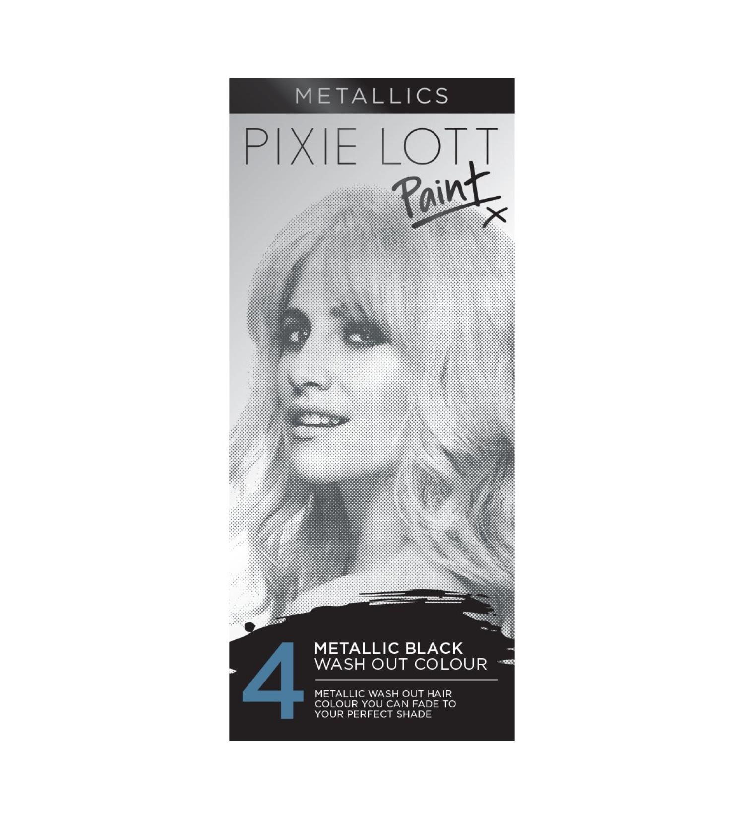 Pixie Lott Paint Wash-Out Hair Colour Metallics Black Shimmer