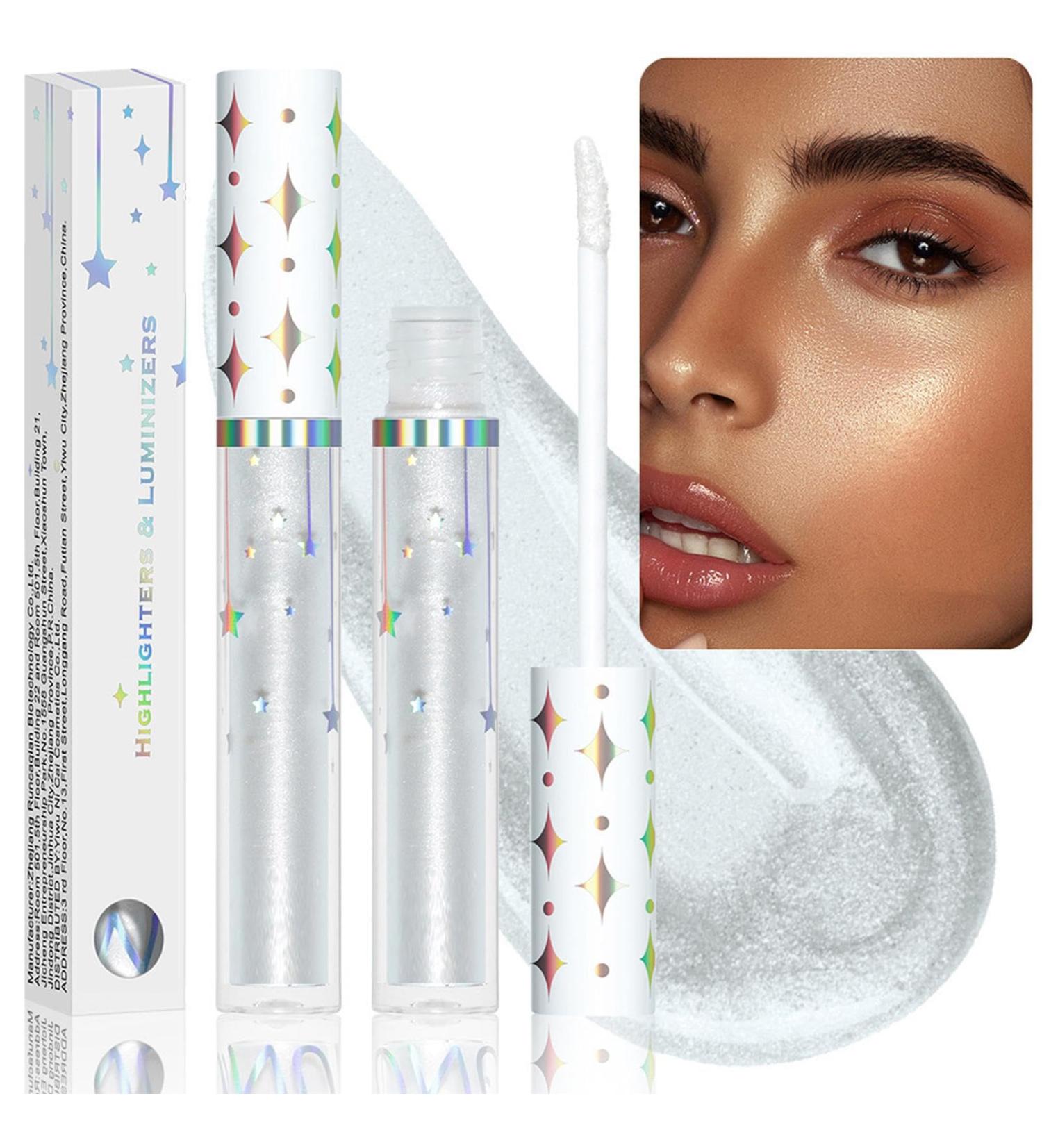 Liquid Highlighter | Glow Enhancer Waterproof Glow Liquid Highlighter Long Lasting Highlighter Shimmer for Cheeks 01# 1 count (Pack of 1) - Buy Online on GoSupps.com