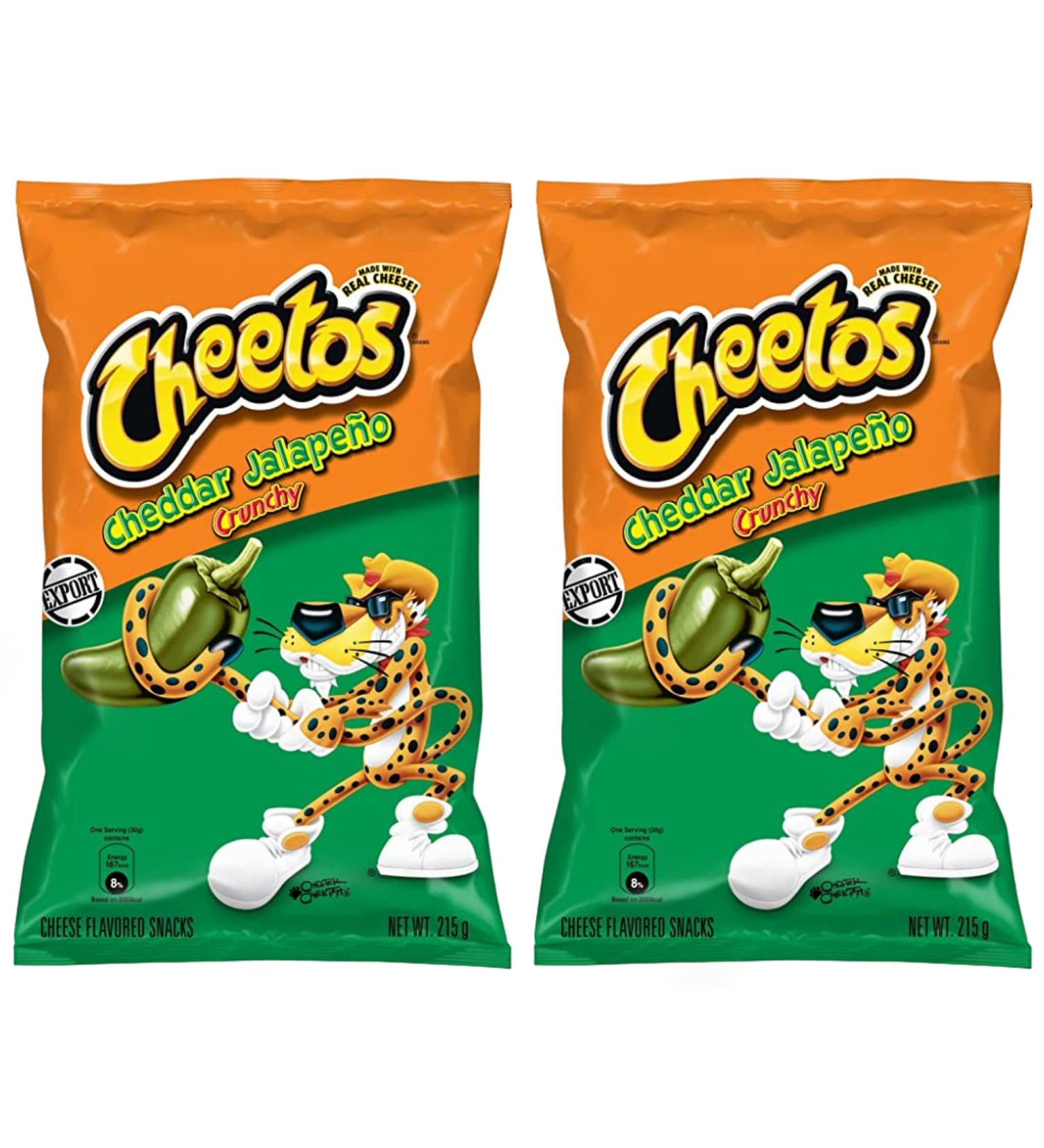 Cheetos Jalapeno Cheddar Spicy Crunchy - Pack of 2 - American US IMPORT - PARTY SNACK - 2 x 8oz Big Pack - Cheapest - By Blissify - Buy Online on GoSupps.com