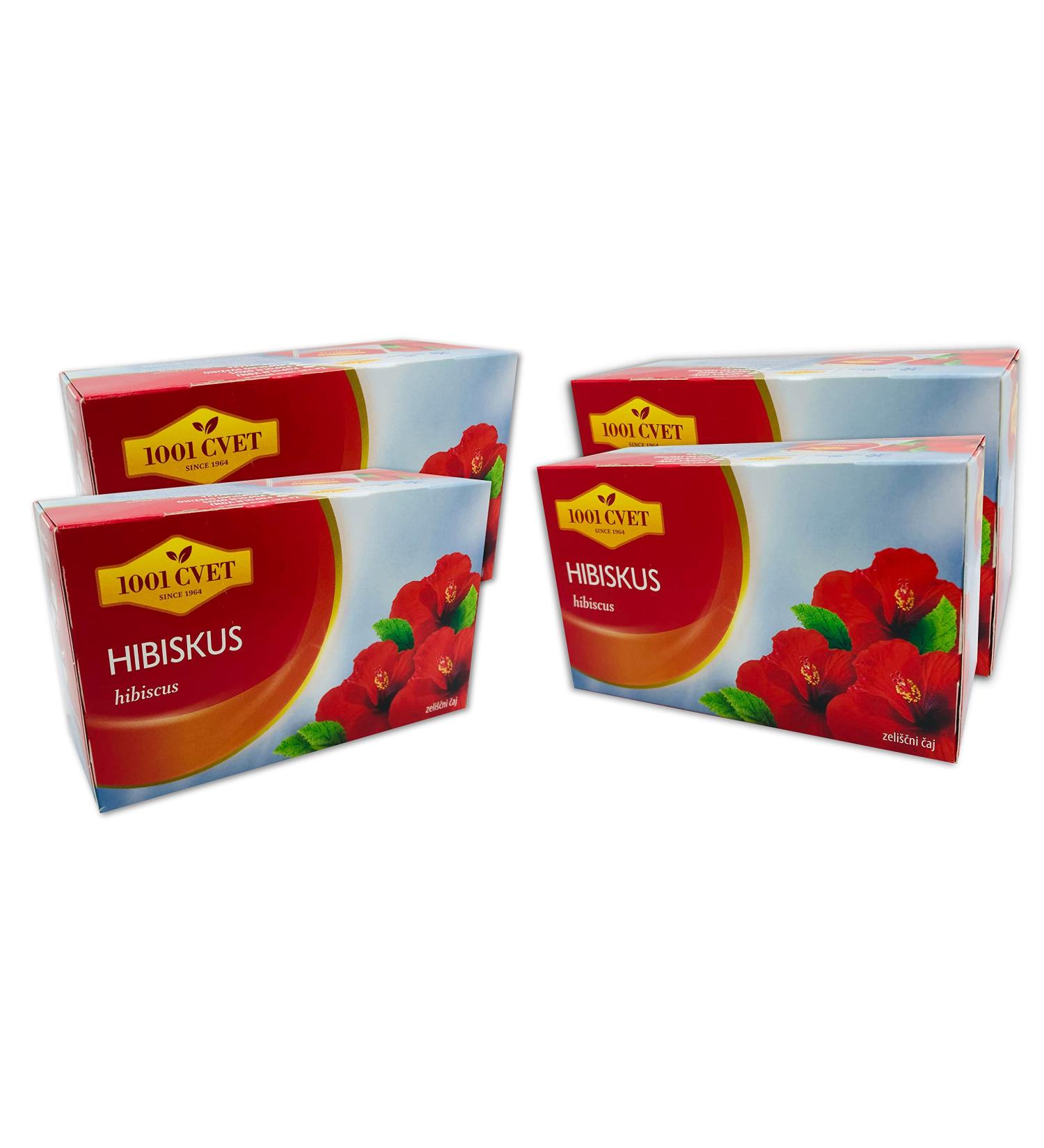  UPSY Alpine Mountains herbal tea hibiscus tea 4 packs of 20 sachets each (80 tea bags) - Buy Online on GoSupps.com