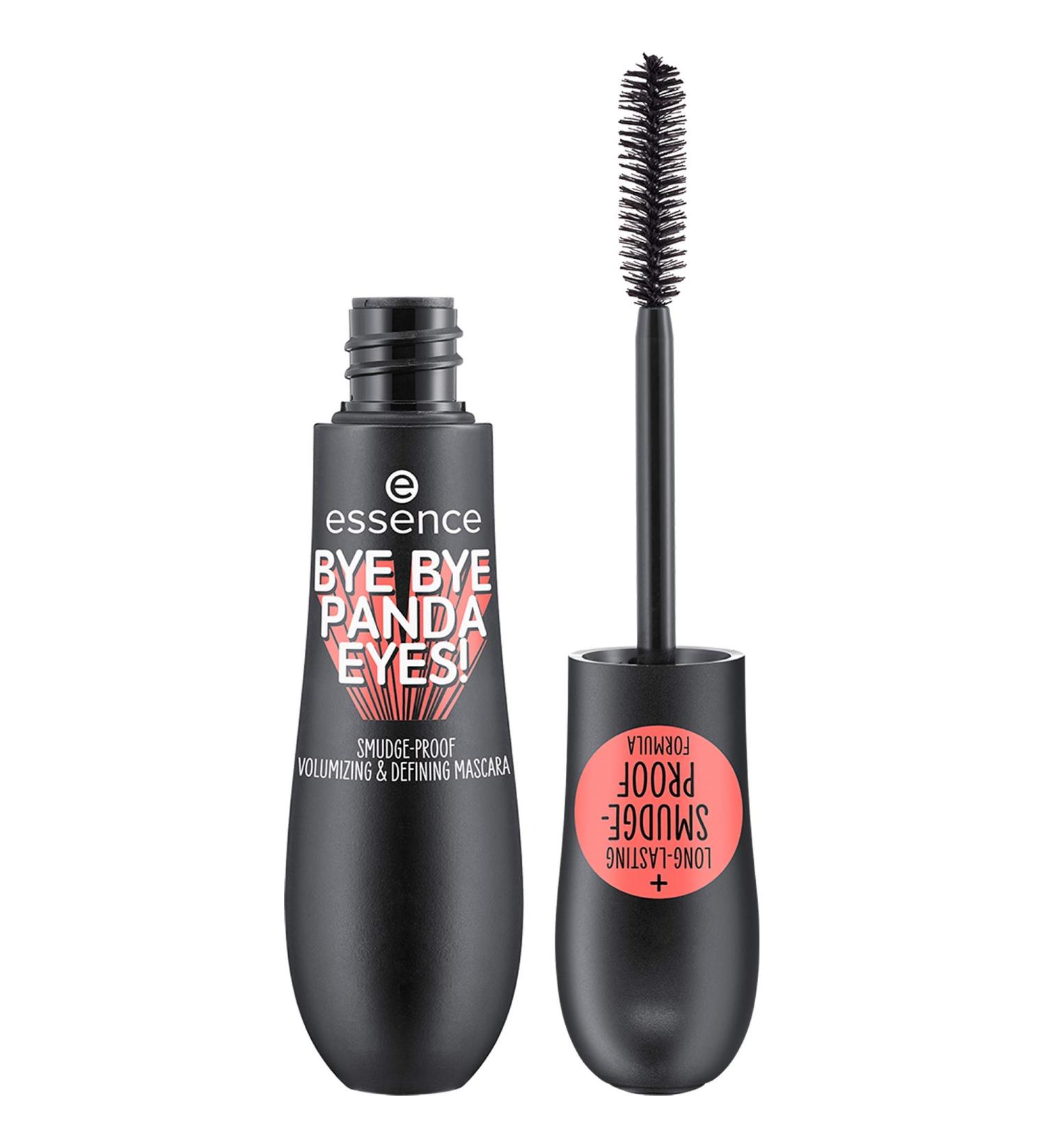 essence Bye Bye Panda Eyes Tubing Mascara | Smudge-proof Volumizing Definition | Vegan, Paraben-Free, Oil-Free | Cruelty-Free | 1 Count - Buy Online on GoSupps.com