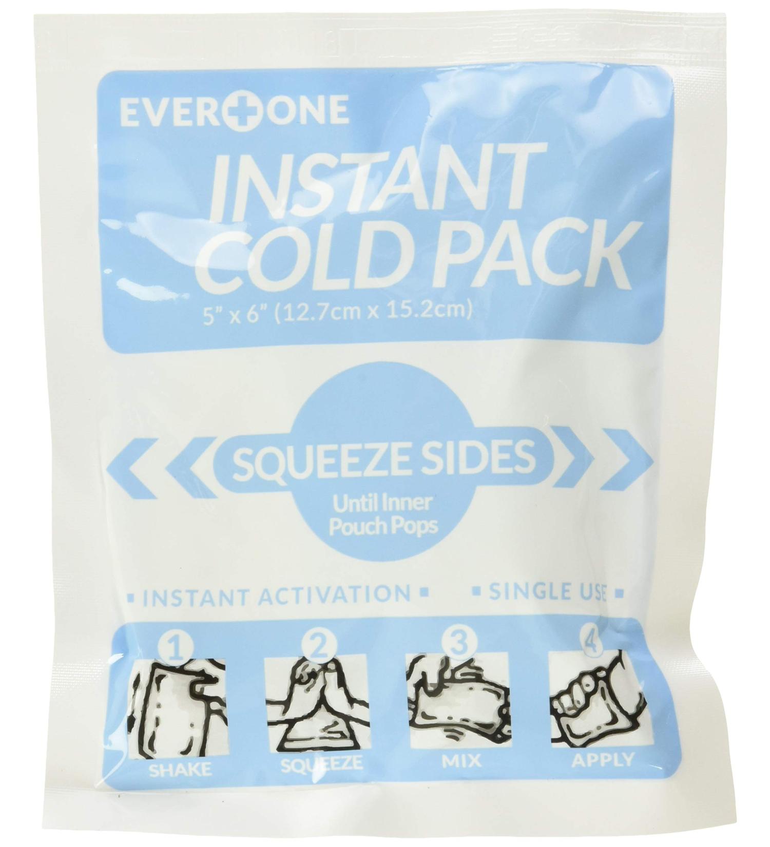 EverOne Instant Cold Pack 5 x 6 50 Count - Fast-Acting Disposable Ice Pack - Buy Online on GoSupps.com