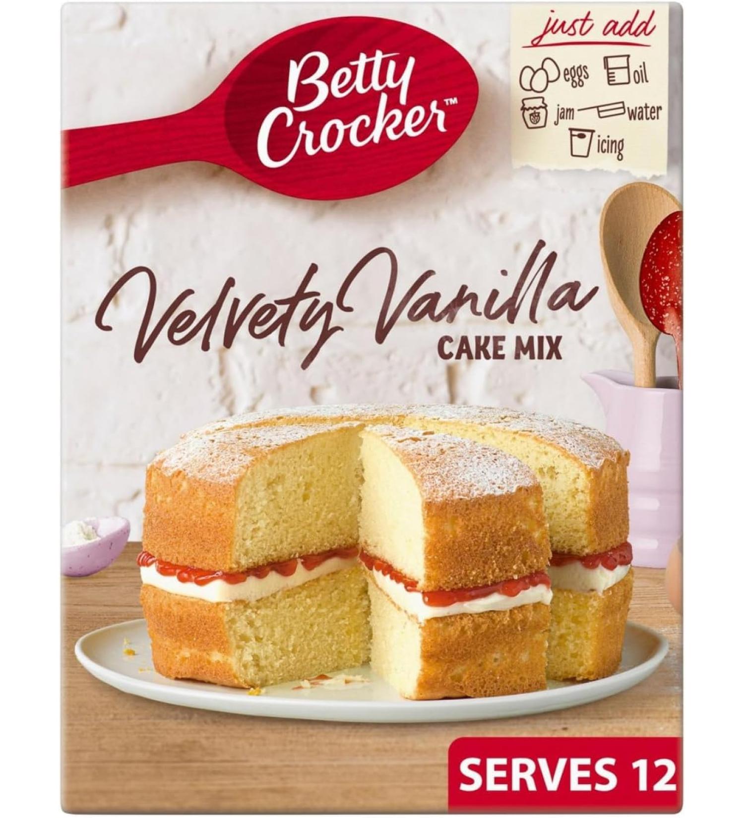 Betty Crocker Zesty Lemon Cake Mix (425g X 4) | Suitable for Vegetarians | HIGH QULITY PRODUCT | AMAZING TASTE | - Buy Online on GoSupps.com