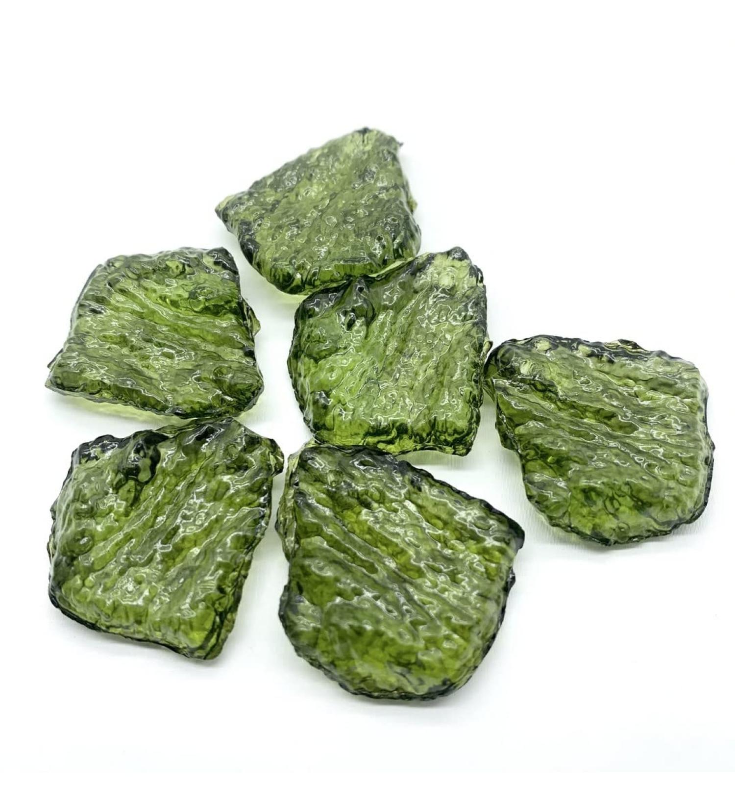 Natural Moldavite Piece with Holes Carved Handmade Home OrnamentsDecoration Stones Can be Used for JZIGTDEM - Buy Online on GoSupps.com