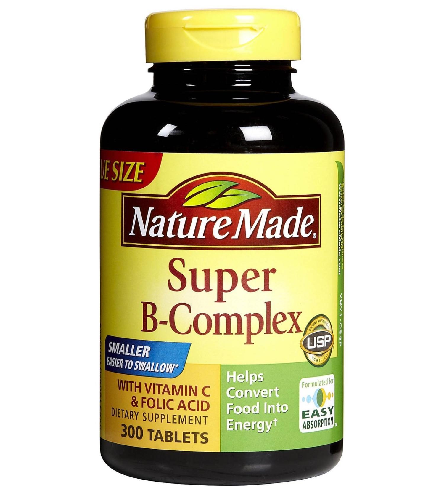 Nature Made Super Vitamin B-Complex Tabs 300 ct