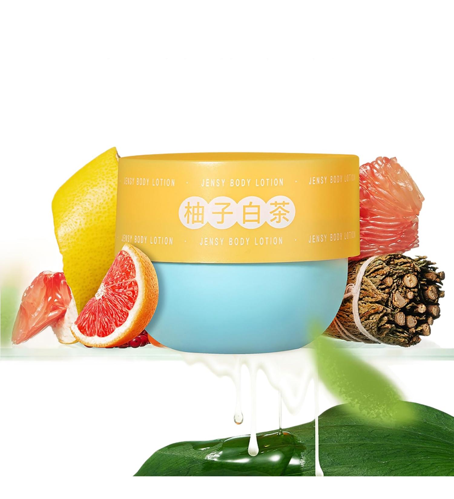 Grapefruit Soothing Gel Lotion Vegan Peach Slices Moisturizer Nicotinamide Body Milk Nourishing Butter Cream (Grapefruit White Tea) - Buy Online on GoSupps.com