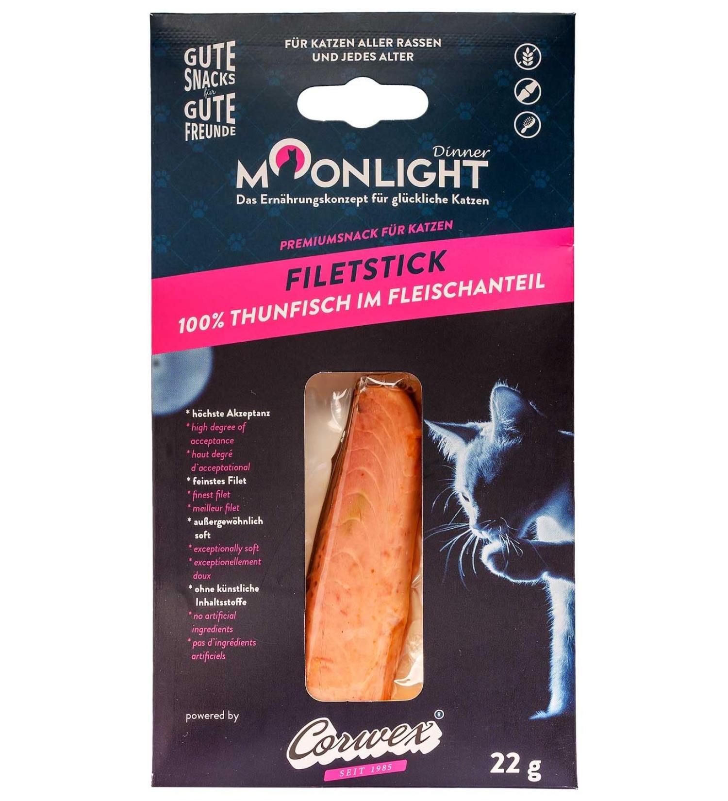 Moonlight cat snack fillet stick with tuna (22g)