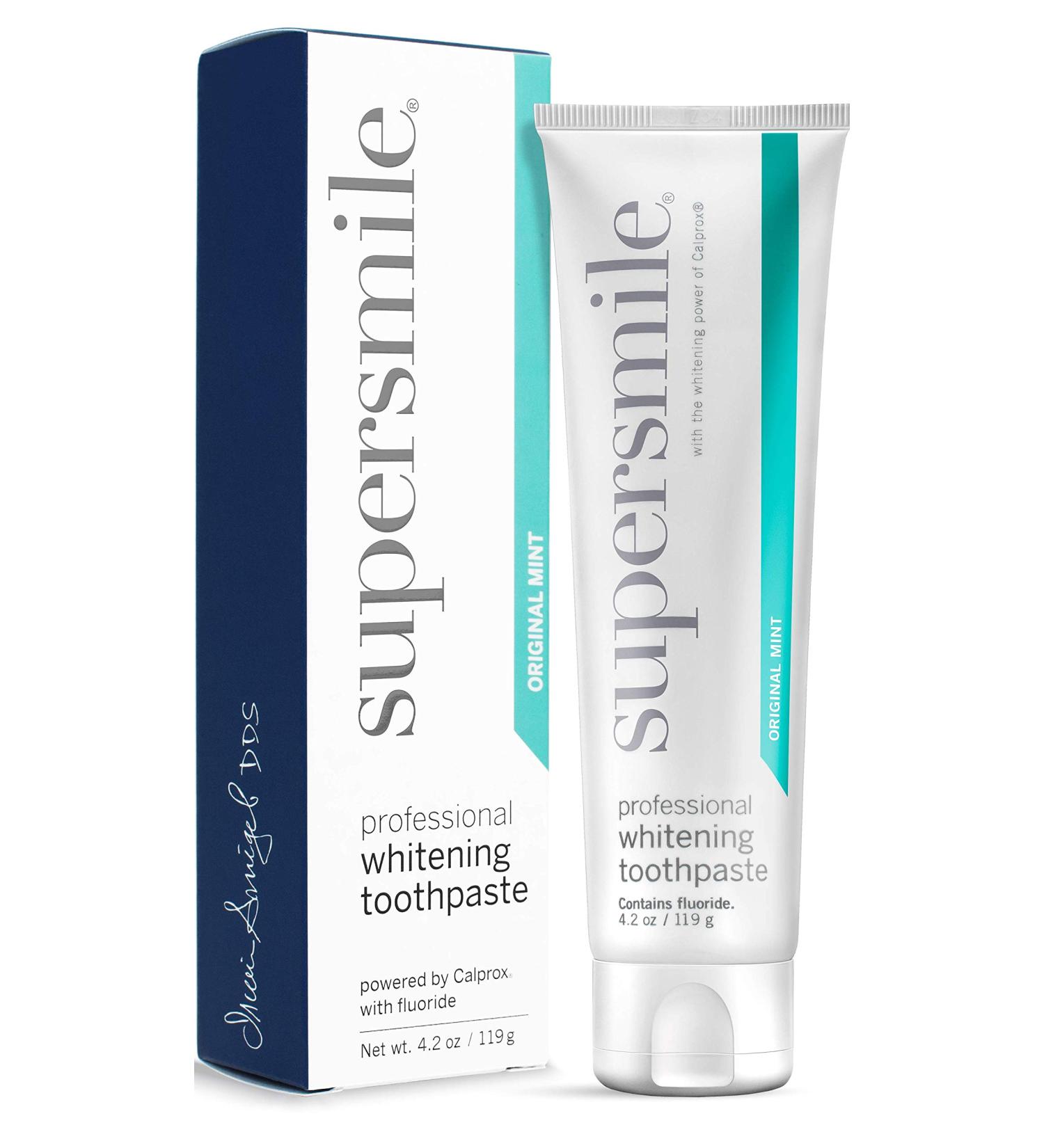 Supersmile Professional Whitening Toothpaste - Original Mint, 4.2 oz | Enhances Smile & Oral Care - Buy Online on GoSupps.com