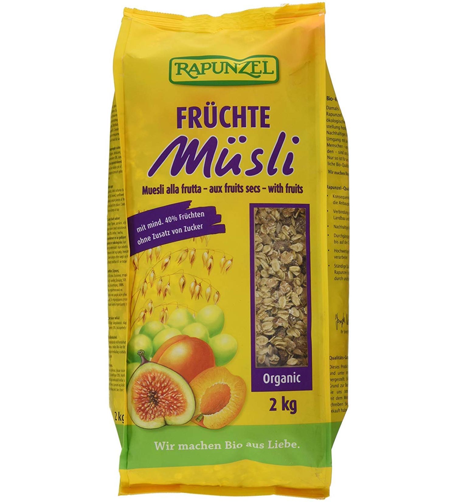  Rapunzel Rapunzel Fruit Cereals (1 x 2 kg) - Organic - Buy Online on GoSupps.com