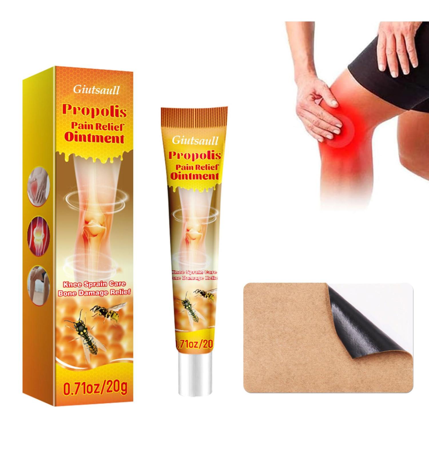 Giutsaull Bee venom gel 2 pieces bee venom cream professional propolis gel joint cream soothing for neck waist back feet and legs - Buy Online on GoSupps.com