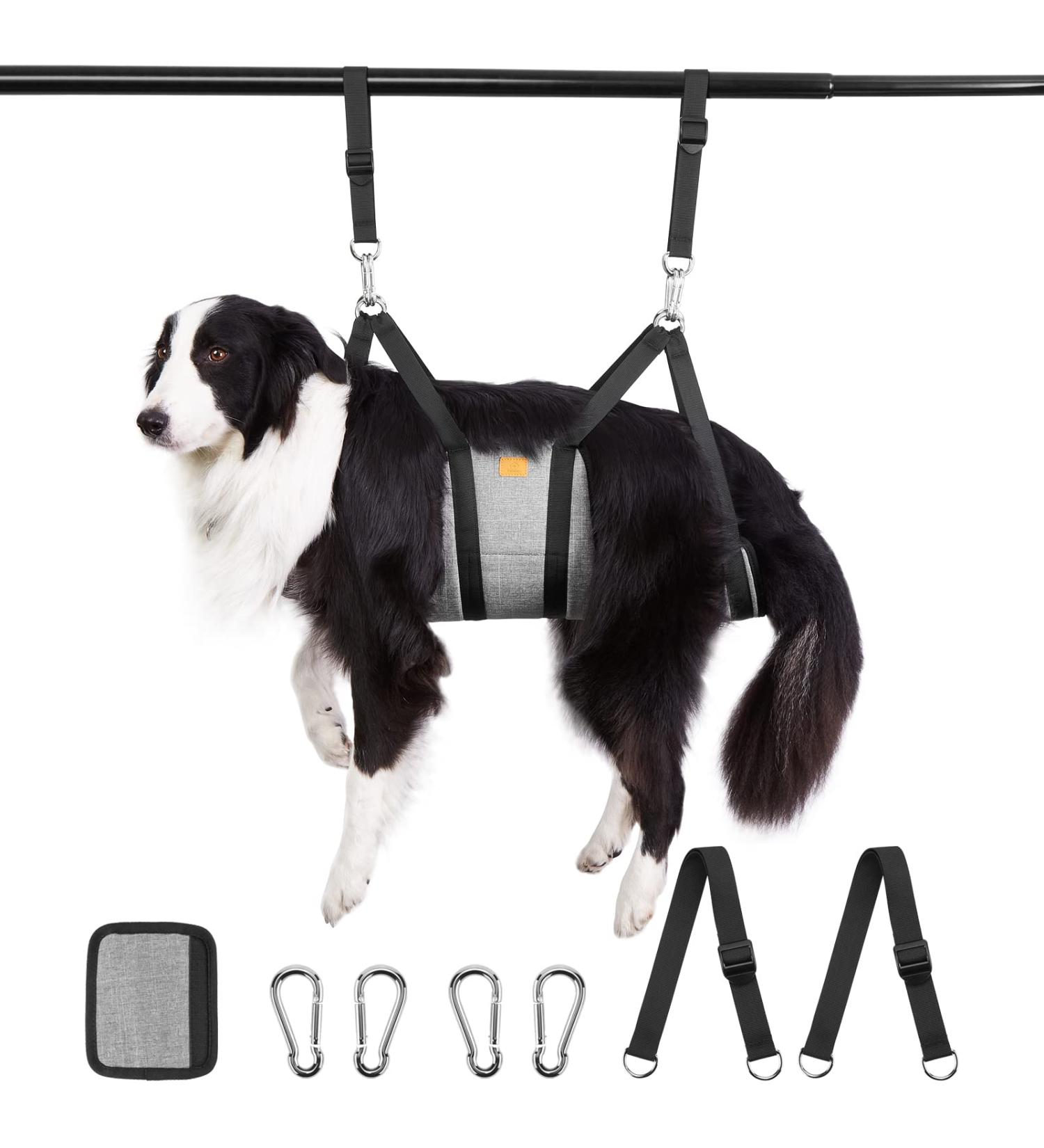 Ownpets Dog Care Hammock - 4 Hook Bathing & Nail Trimming Hammocks for Dogs | 3.5 cm Width 57 cm Length 21 cm Leg Distance - Perfect for Easy Pet Grooming - Buy Online on GoSupps.com