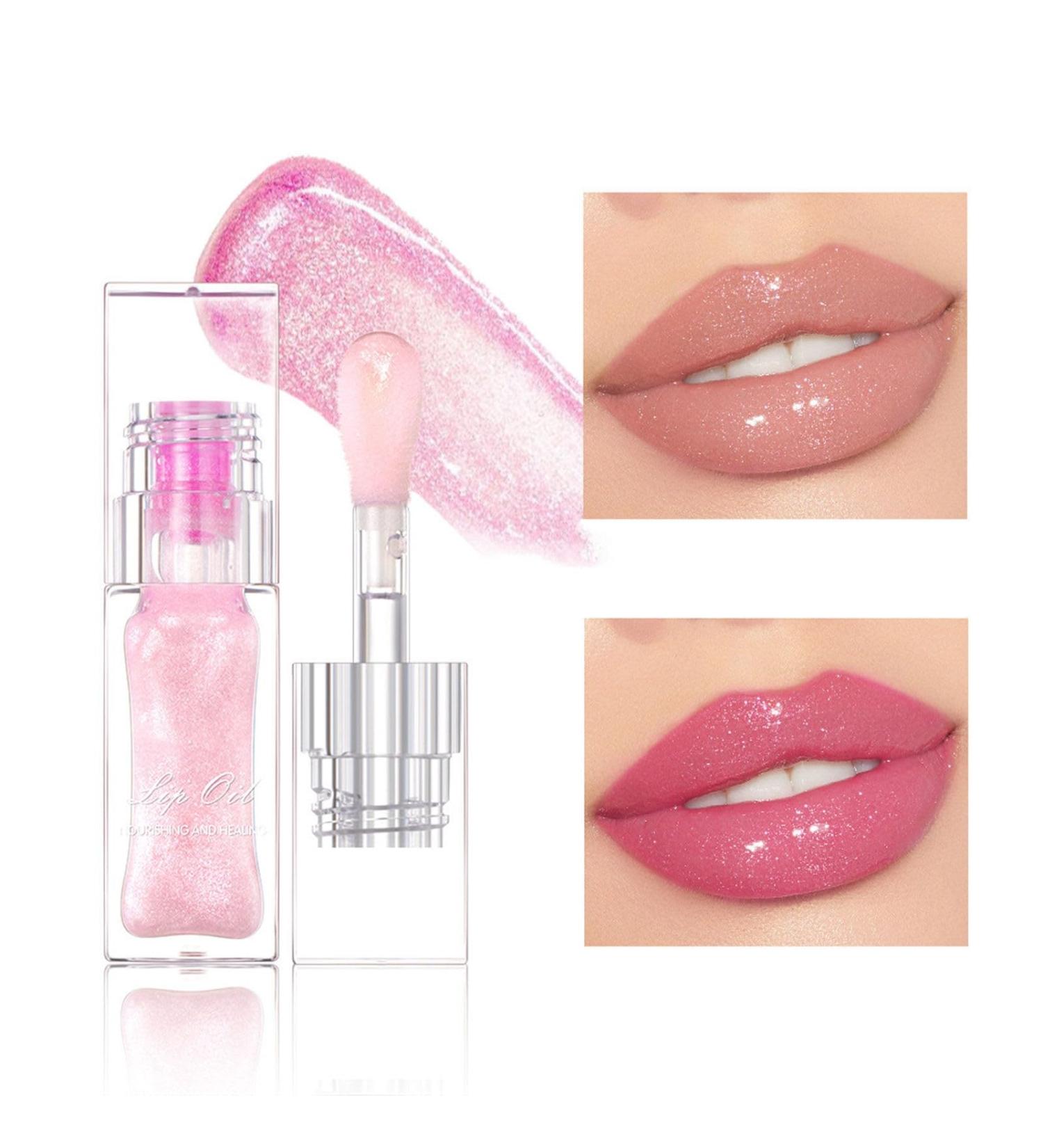 Moisturizing & Shiny Lip Gloss High Gloss Non-Sticky Finish Lip Balm for Dry and Chapped Lips Magic Color Changing Lip Oil Perfecting with Volumizing Effect - Buy Online on GoSupps.com
