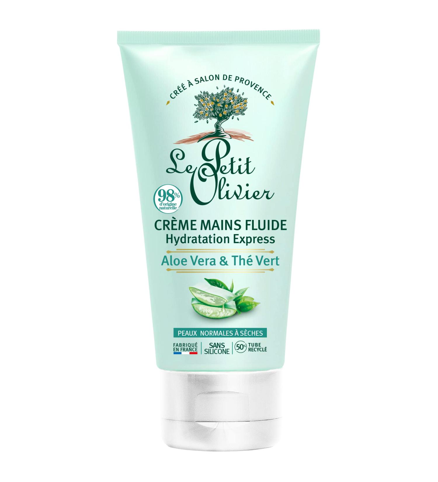 Le Petit Olivier Express Moisturizing Hand Cream - Aloe Vera and Green Tea for Women 2.5 oz - Buy Online on GoSupps.com