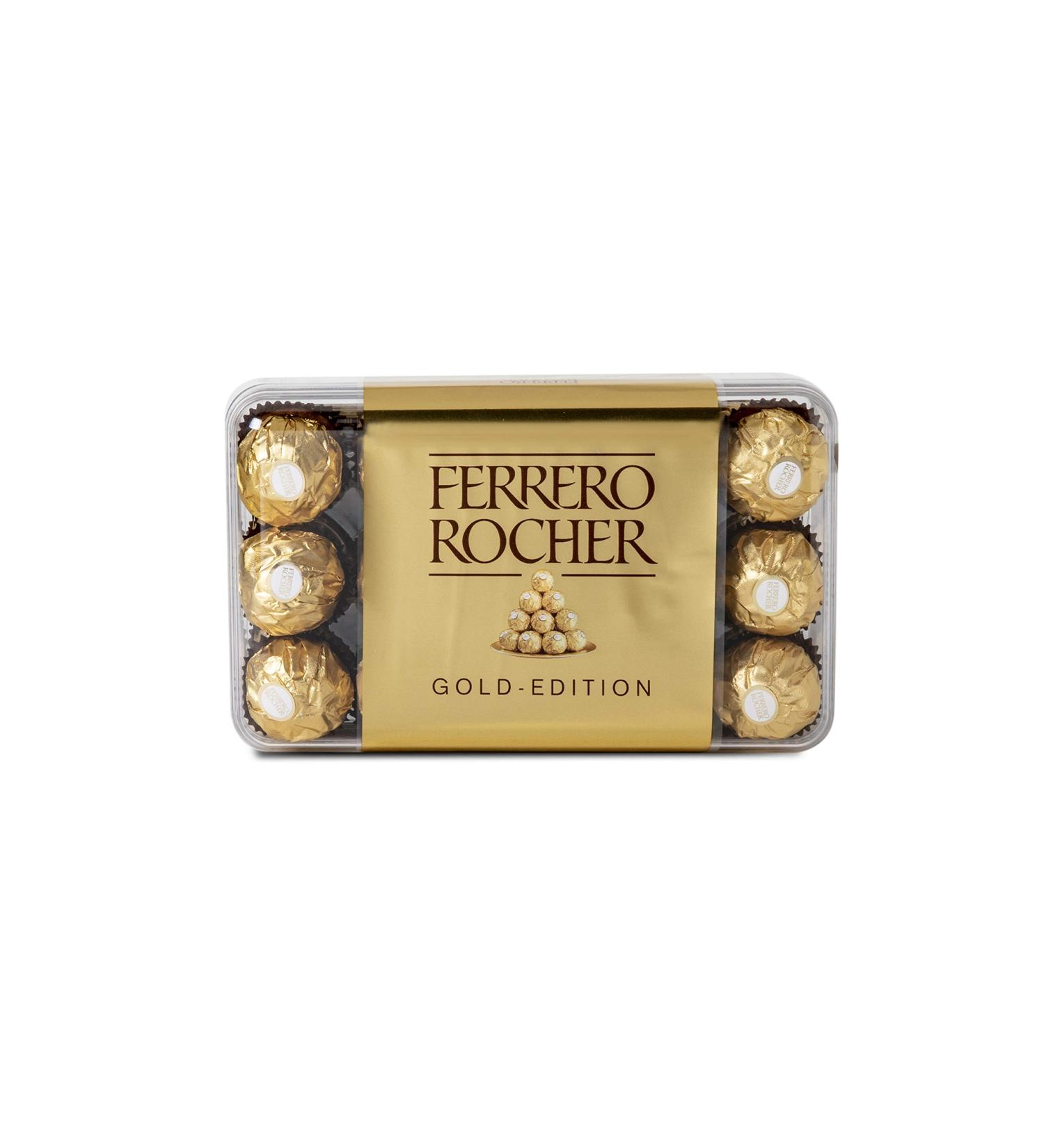 Ferrero Rock - Croccanti Specialit al Cioccolato al Latte with Nocciole and Ripieno Cremoso con Nocciola Intera Confezione da 30 Praline - 375g - Buy Online on GoSupps.com