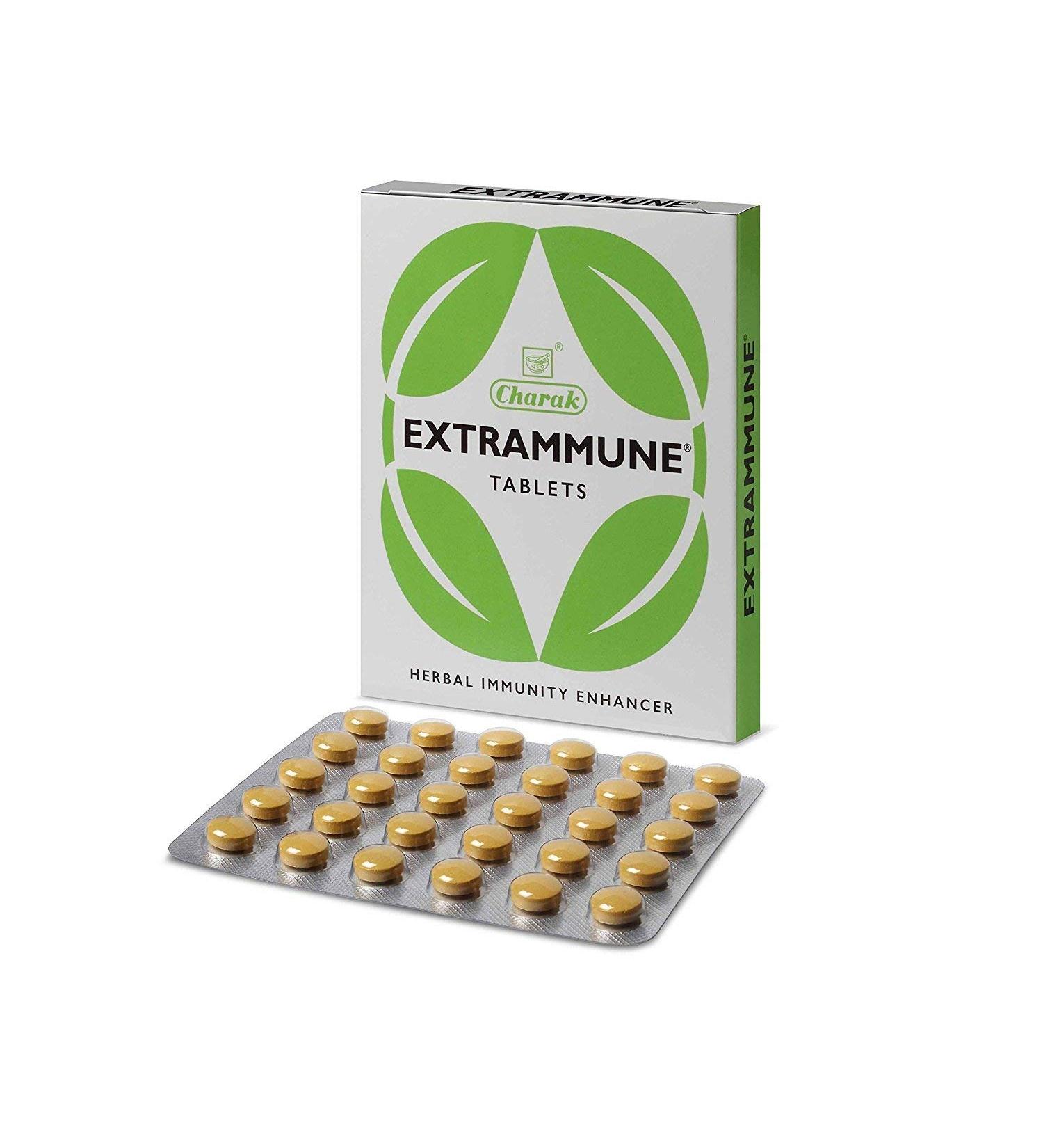 Charak Pharma Extrammune Tablet The Immunity Builder 30 - Tablet (Pack of 3)