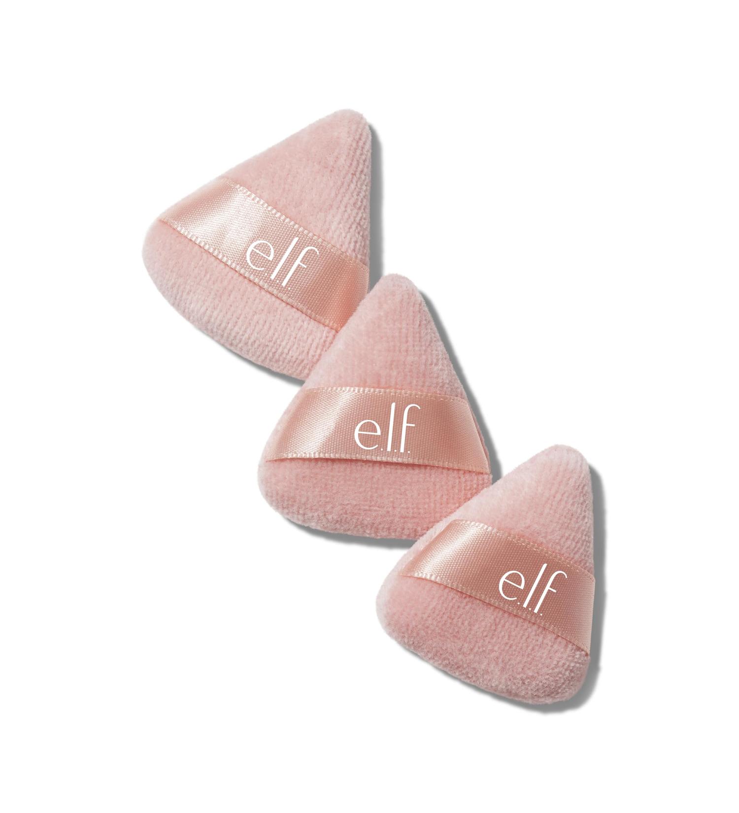 e.l.f. Halo Glow Mini Puffs - Set of 3 Finger-Sized Soft Reusable Vegan Blending Tools for Loose & Pressed Powders | International Shipping Available - Buy Online on GoSupps.com