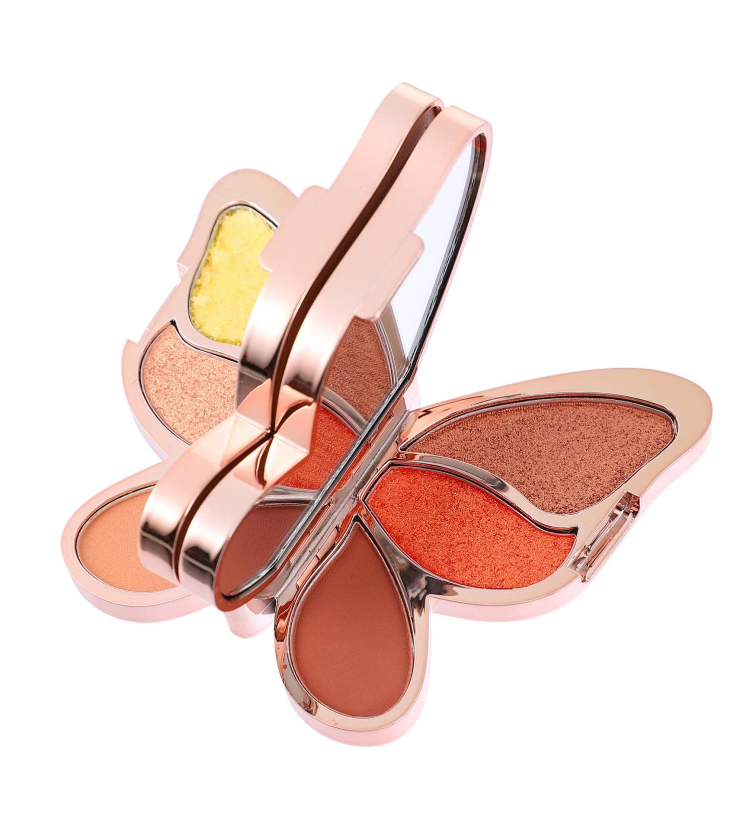 DOITOOL Yellow Eyeshadow 1pc Plate Cheek Cosmetic Eyeshadow Shadow Multi-functional Blusher Portable Supply Accessory 1 count (Pack of 1) As Shown 3 - Buy Online on GoSupps.com