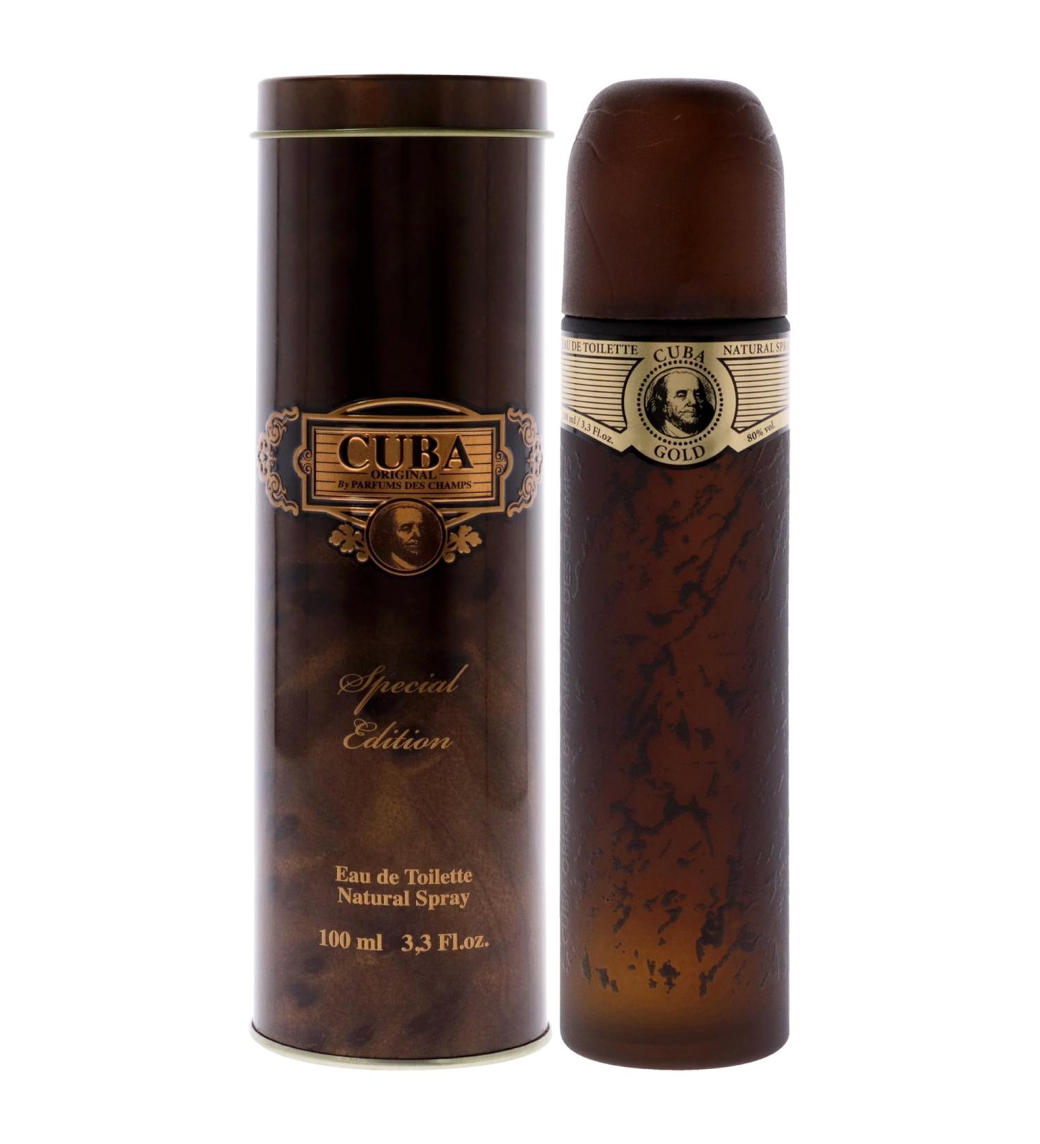 Cuba Gold Sprecial Edition Eau De Toilette Spray for Men 3.4 Ounce - Buy Online on GoSupps.com