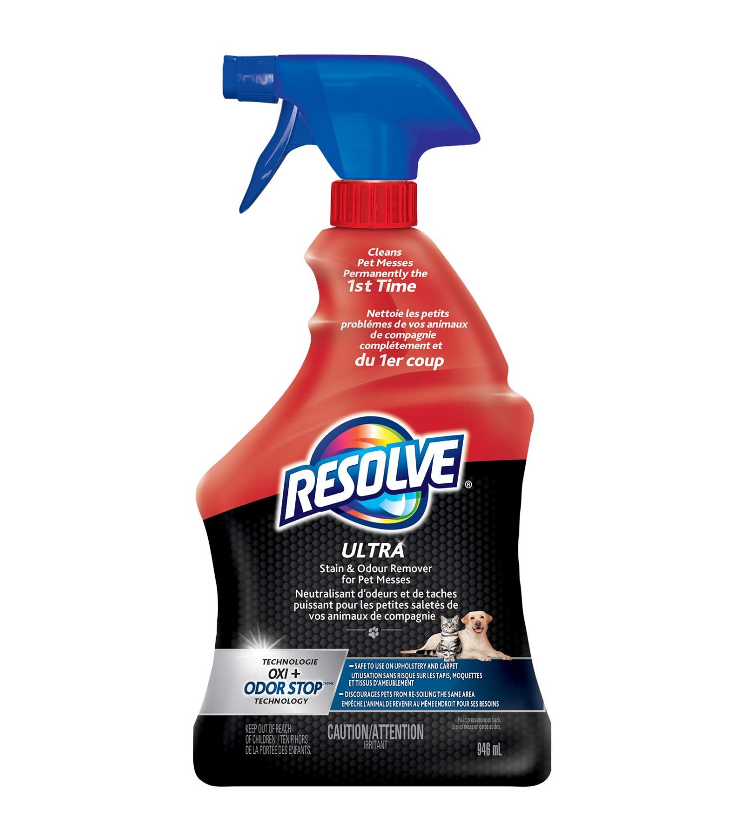 Resolve Ultra pet stain & Odour Remover Spray 946ml 946 milliliter - Buy Online on GoSupps.com