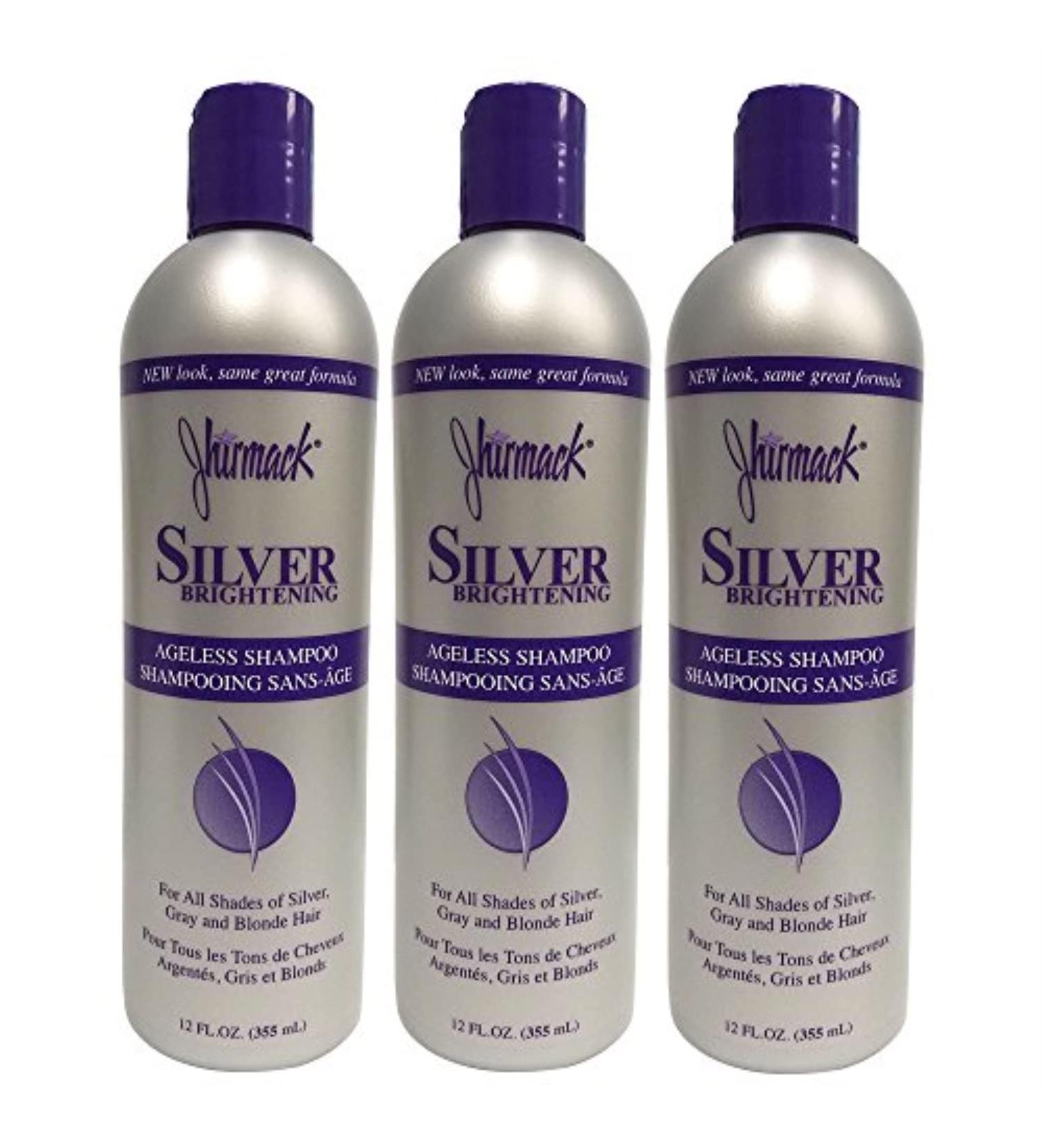 Jhirmack Shampoo Silver Plus Ageless 12 Fl Oz (Pack of 3)