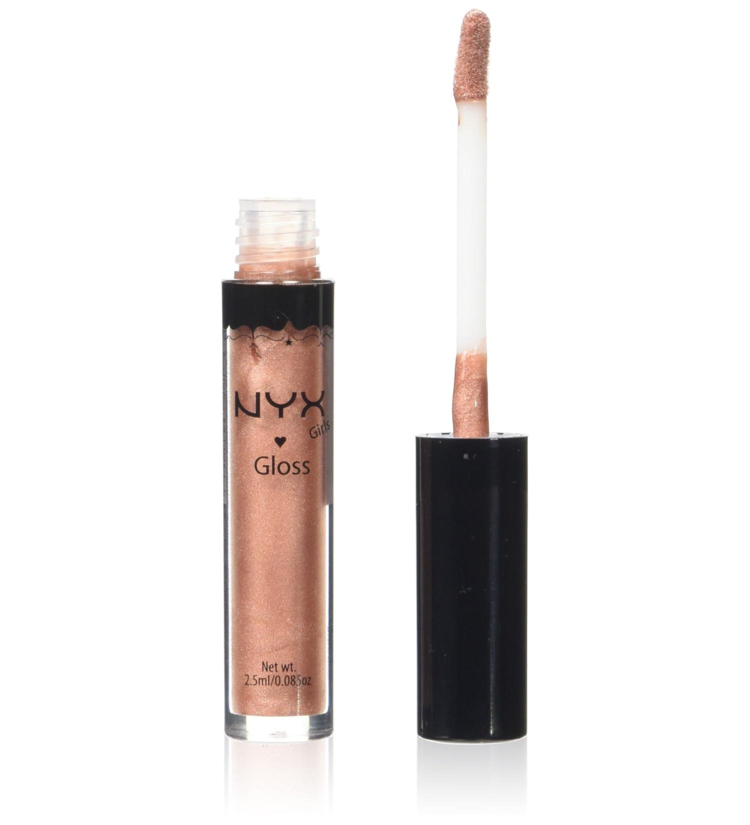 NYX Girls Round Lip Gloss -Color RLG 07 - Brown Topaz