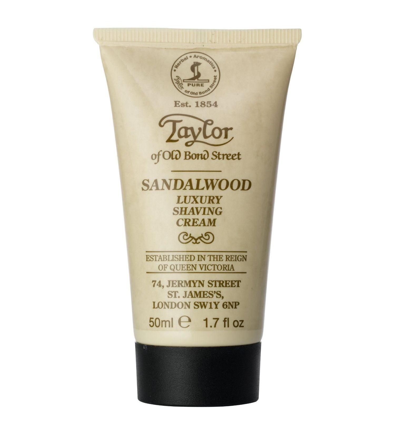 Taylor of Old Bond Street Shaving Cream Tube Sandalwood 50ml