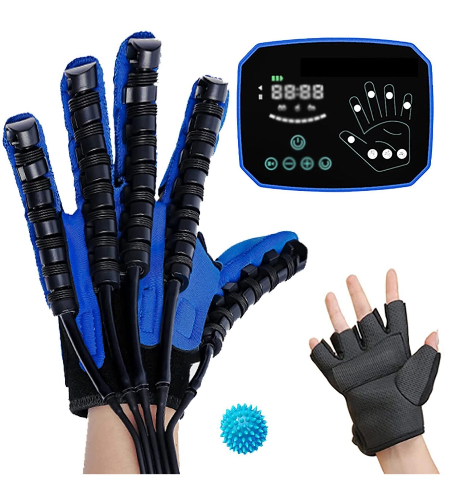 Rehabilitation Robot Gloves Stroke Hemiplegia Rehabilitation Training Equipment Finger Straightening Brace Guard Protector for Long-Term Relief(Size:S Code Color:Left Hand) S code left hand - Buy Online on GoSupps.com
