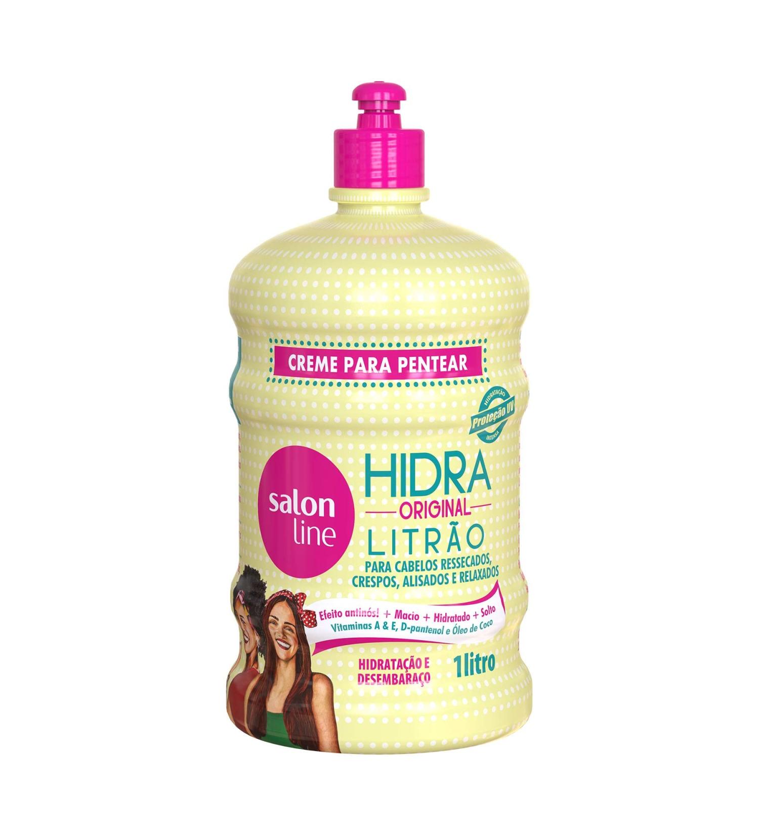 Salon Line - Linha Tratamento (Hidra) - Creme Para Pentear 1000 Ml - (Salon Line - Treatment (Hidra) Collection - Combing Cream 33.81 Fl Oz)