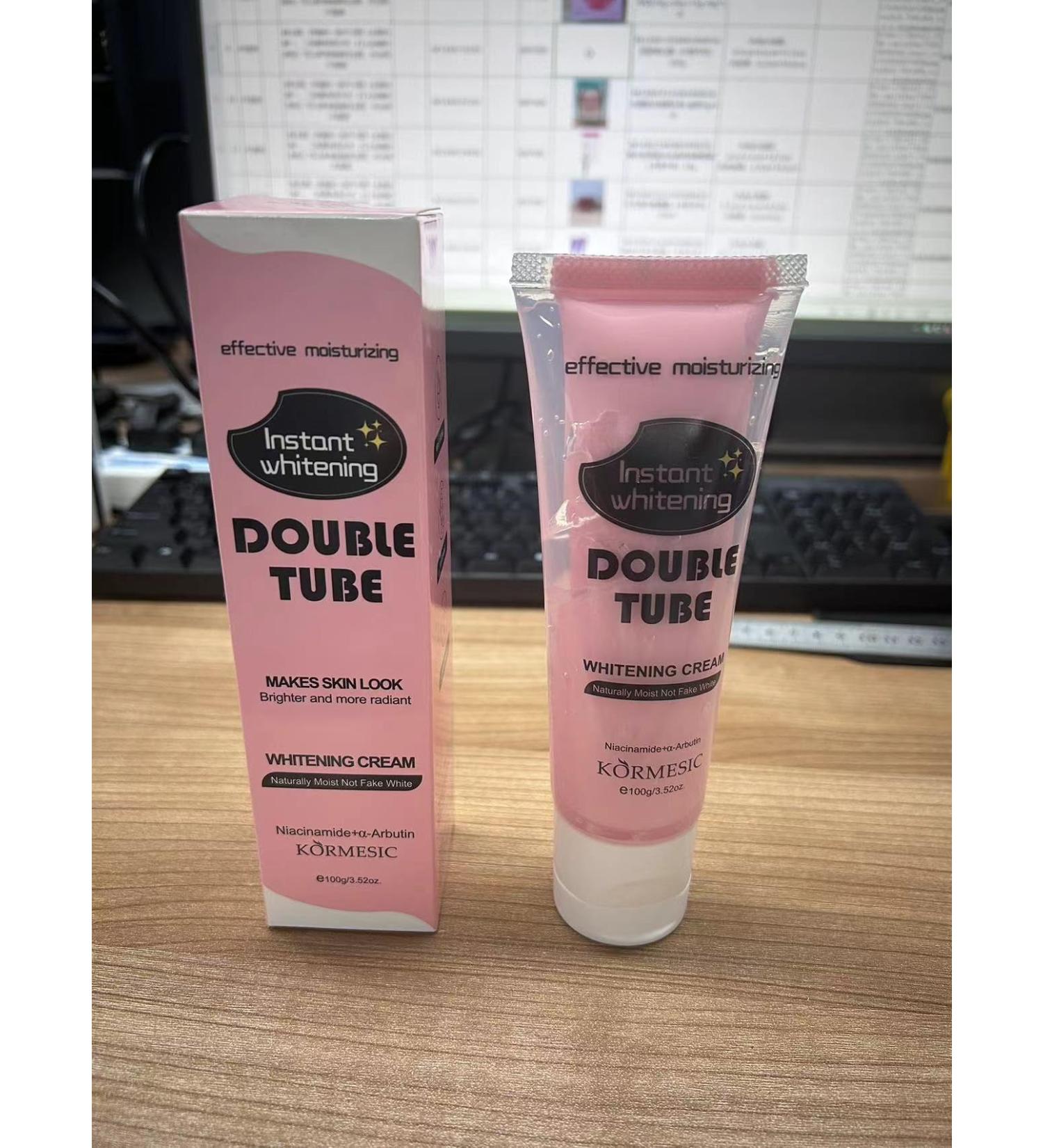 Underarm Whitening Cream Double Tube Whitening Cream Armpit Whitening Cream for Knees with Vitamin E Cream