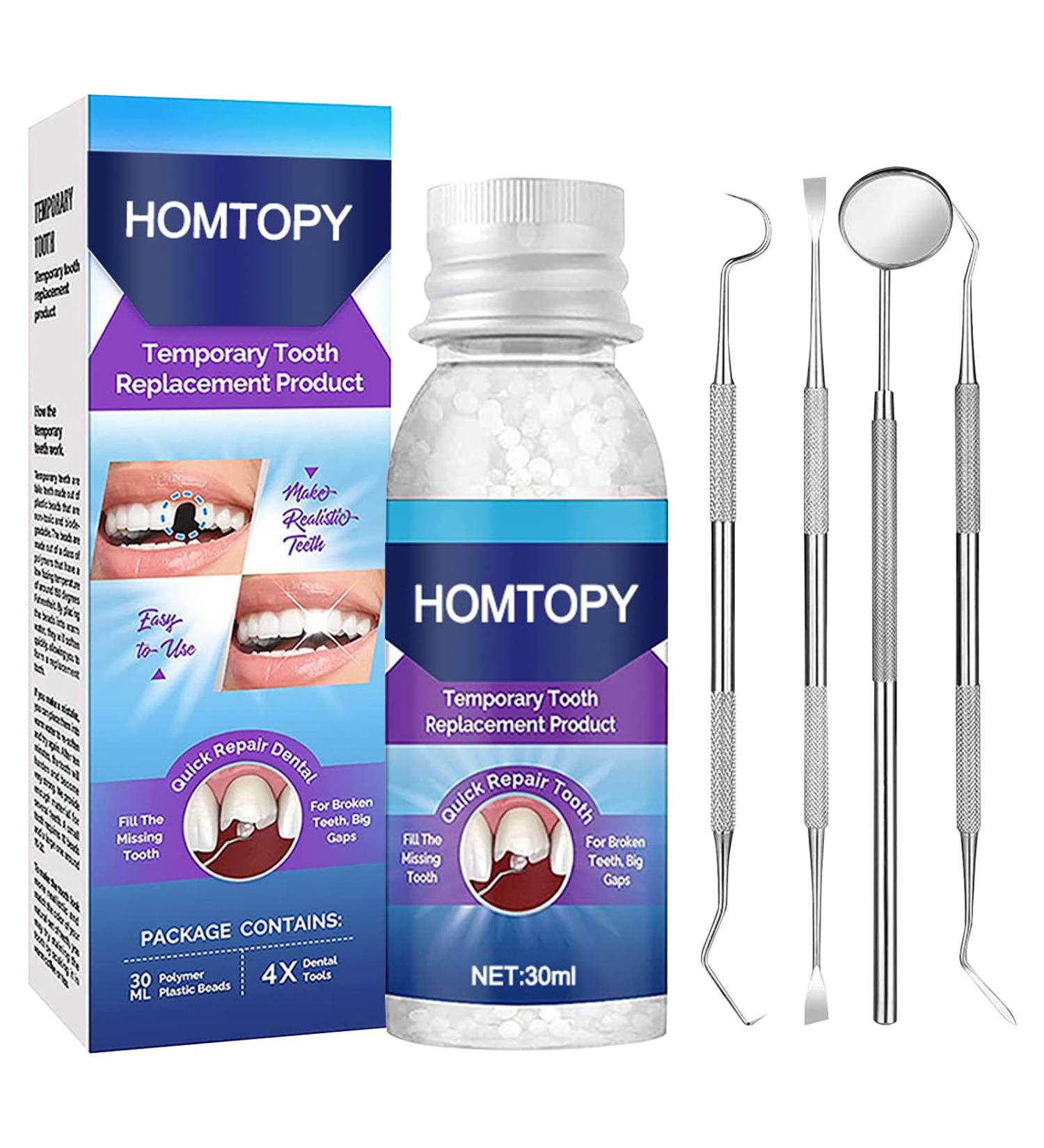 Tooth Glue & Repair Kit | Make Your Own Dentures & Fillings | Temporary Tooth Solutions - Buy Online on GoSupps.com