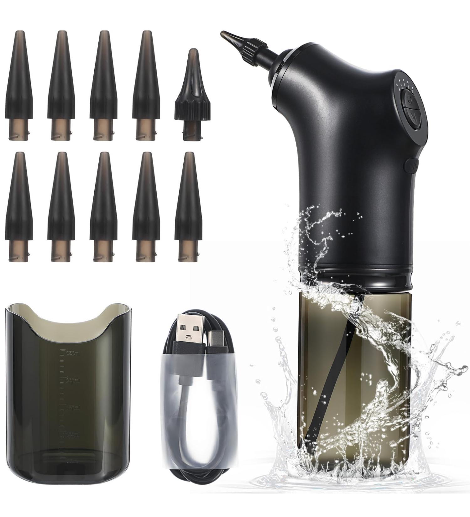 FRCOLOR 1set Electric Ear Washer Portable High-Frequency Ear Kit Replaceable for Home Travel - Buy Online on GoSupps.com