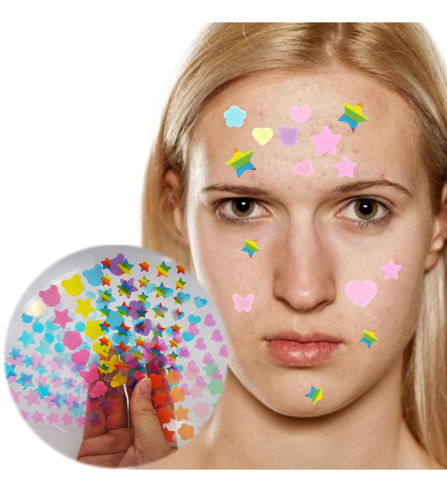 220 Colorful Pimple Patches Acne Absorbing Cover Patch Hydrocolloid Acne Pimple Patches Spot Patches Acne Patches with Tea Tree Oil & Centella for Pimples Blemishes Zits Acne Patches for Face - Buy Online on GoSupps.com