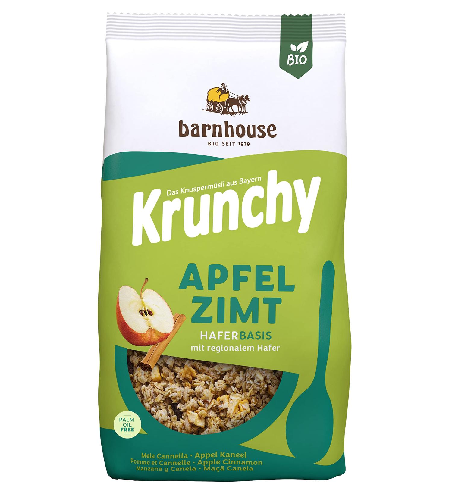 Barnhouse Naturprodukte Barnhouse Krunchy apple cinnamon organic Krunchy from Germany 1 x 750 g - Buy Online on GoSupps.com