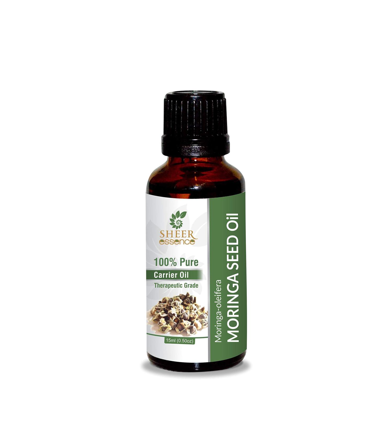 Moringa Seed Oil -(Moringa Oleifera)- Carrier Oil 100% Pure Natural Undiluted Uncut Therapeutic Grade Oil 1.69 Fl.OZ