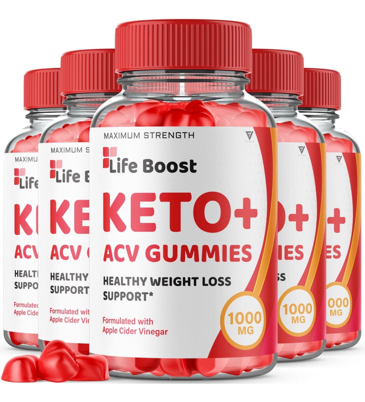 Life Boost Keto ACV Gummies - Advanced Weight Loss Supplement (5 Pack) - Buy Online on GoSupps.com