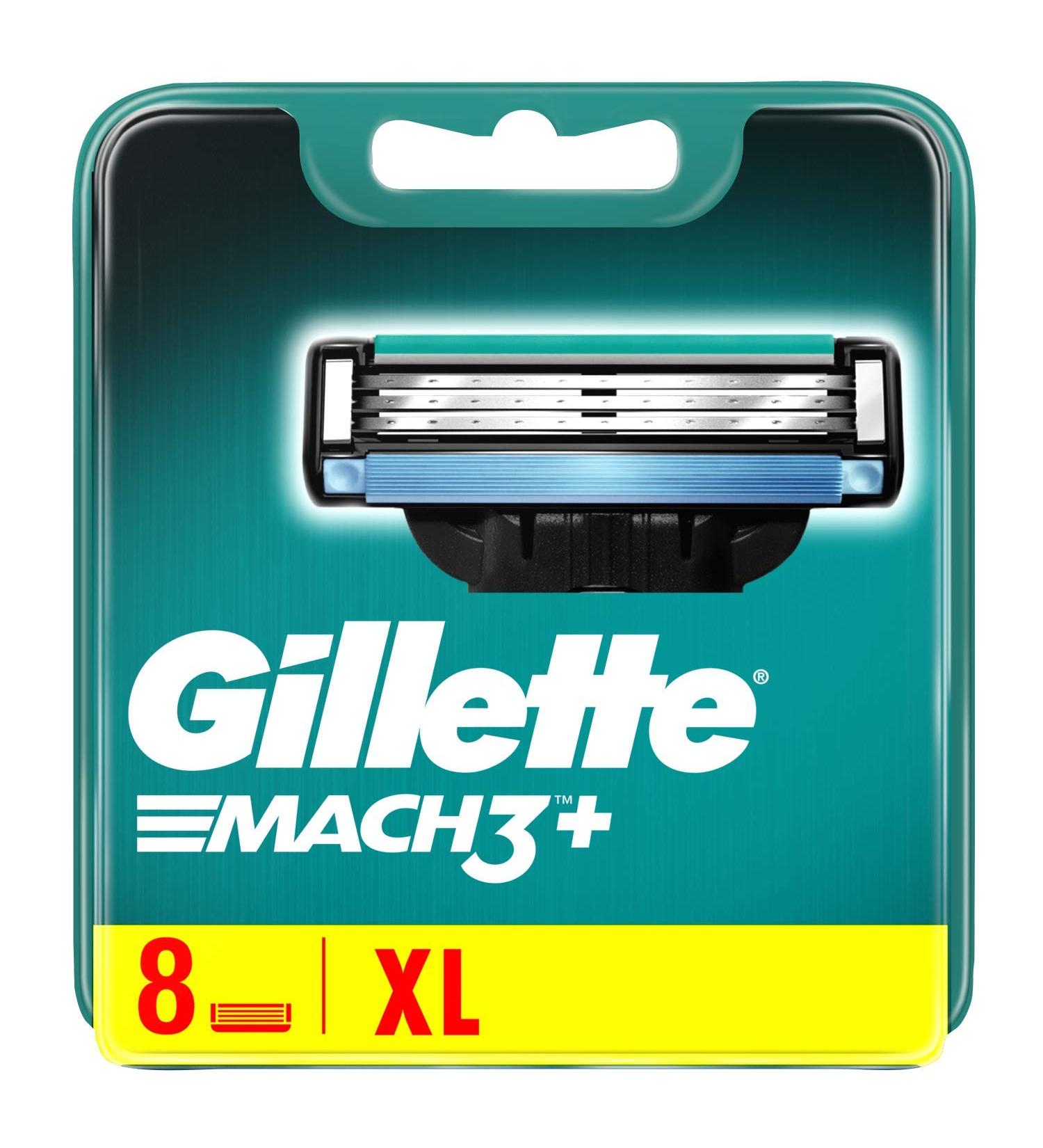 Gilette Mach3 Razor Blades for Men 8 Pieces 8 pieces (1 pack)