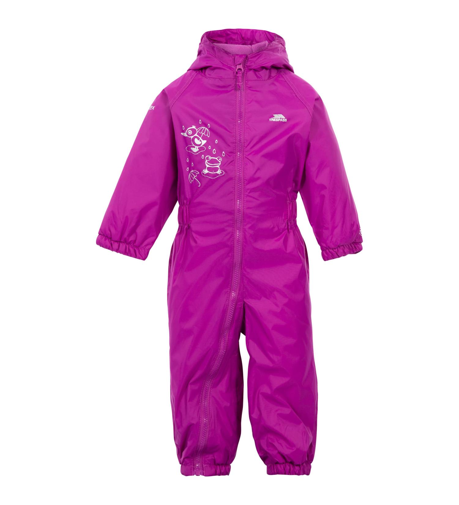 Trespass Kids' Waterproof Rain Suit 3-4 Years Purple Orchid - Buy Online on GoSupps.com