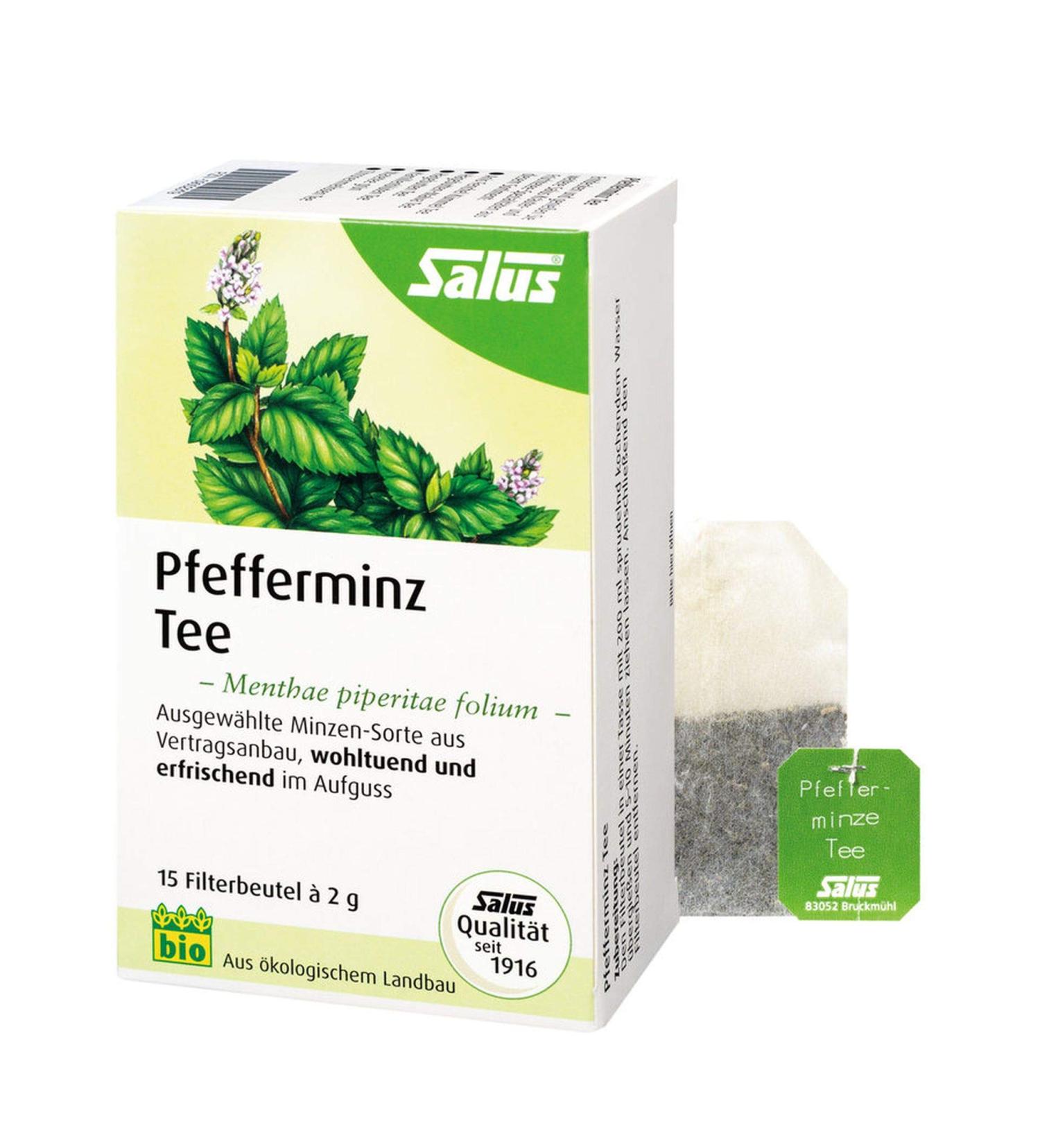 Flora Organic Peppermint Herbal Tea - 15 sachets