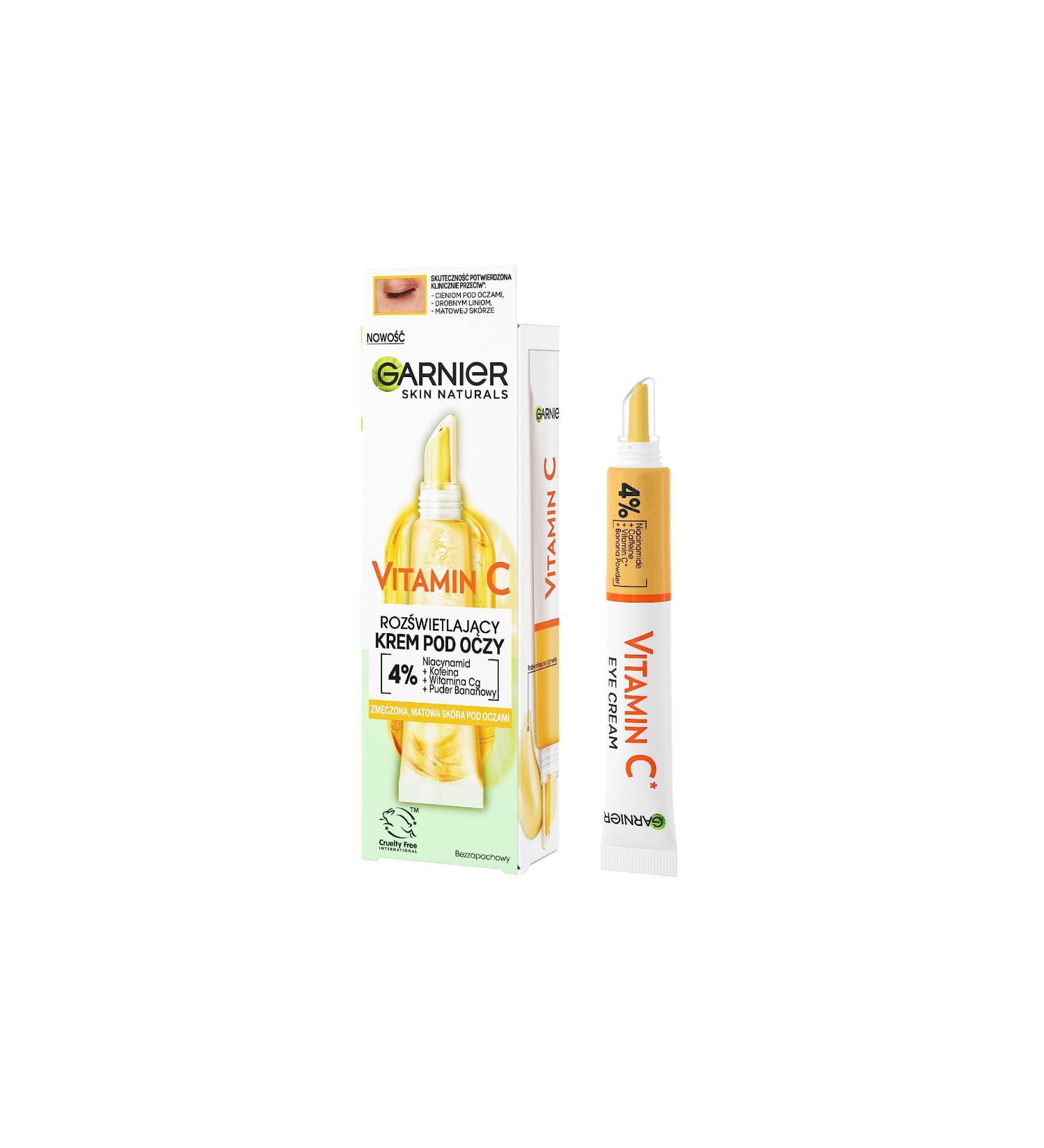 Garnier Vitamin C eye cream 15 ml - Buy Online on GoSupps.com
