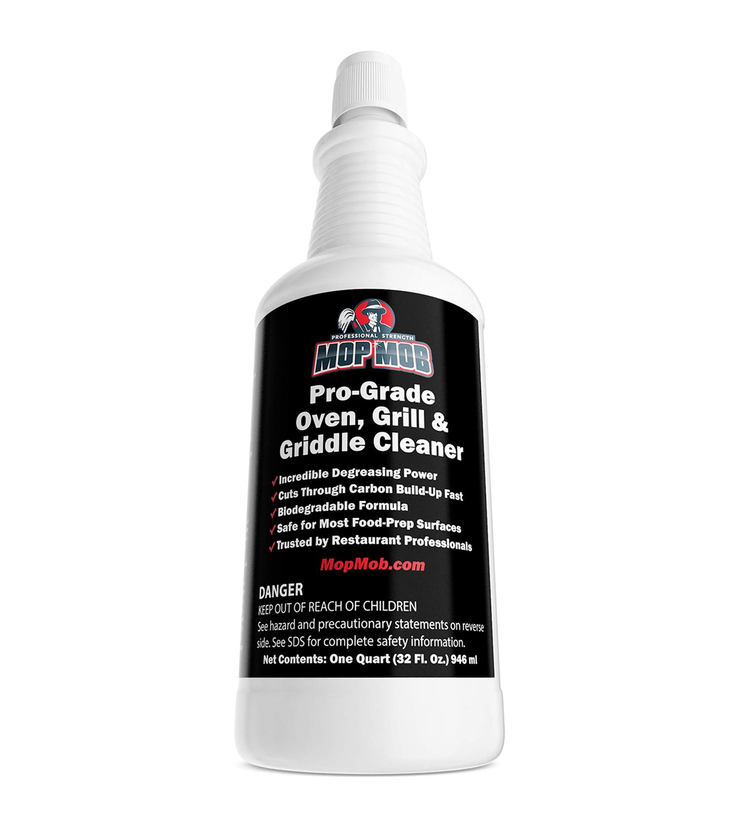 32 oz Concentrated Commercial Grill & Oven Cleaner - Fast-Acting Heavy-Duty Degreaser for Griddles, Fryers & Kitchen Surfaces - Buy Online on GoSupps.com