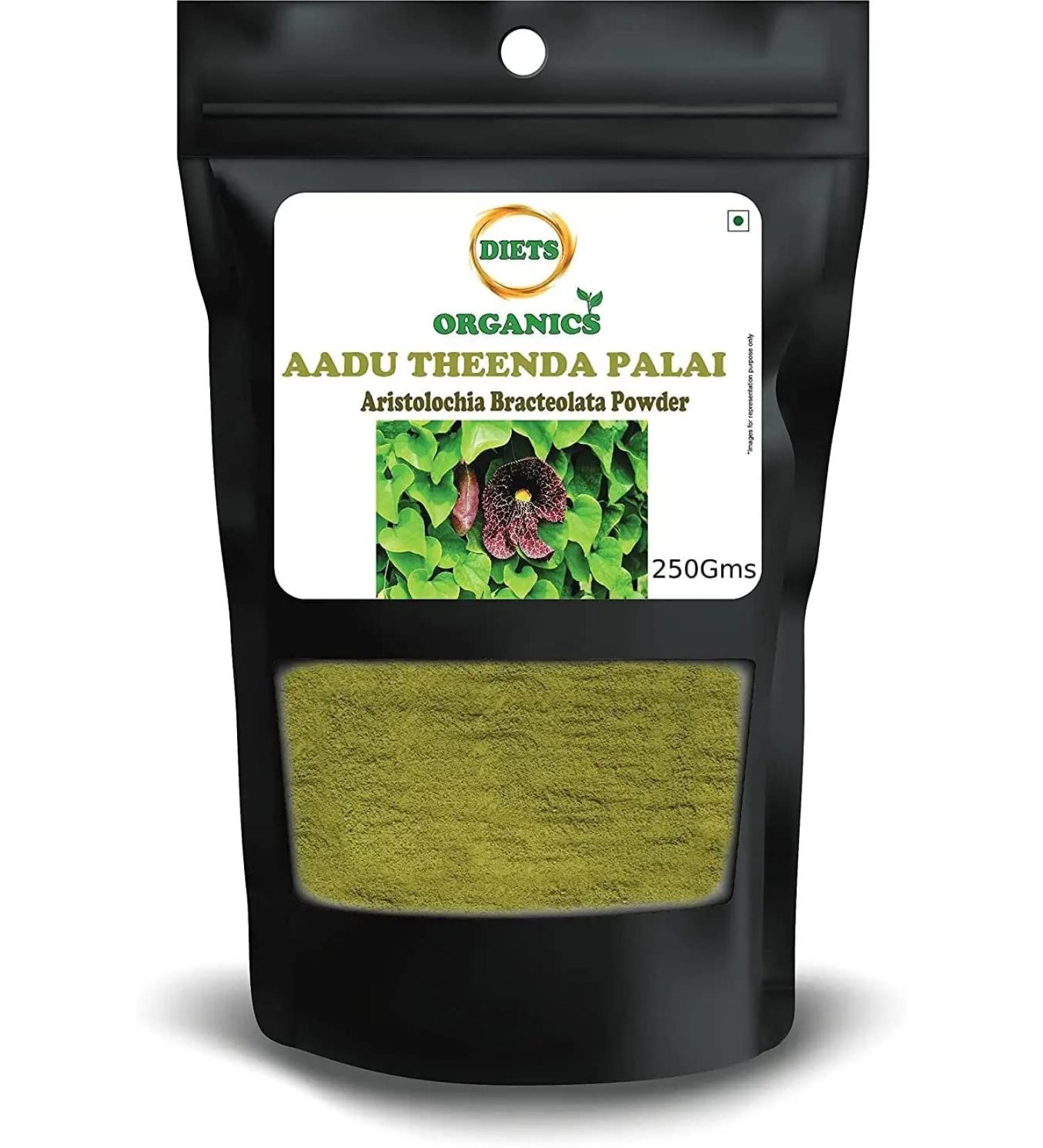 CROW Diets Organics Aadu Thinna Paalai Powder/Worm Killer Powder-250Gms - Buy Online on GoSupps.com