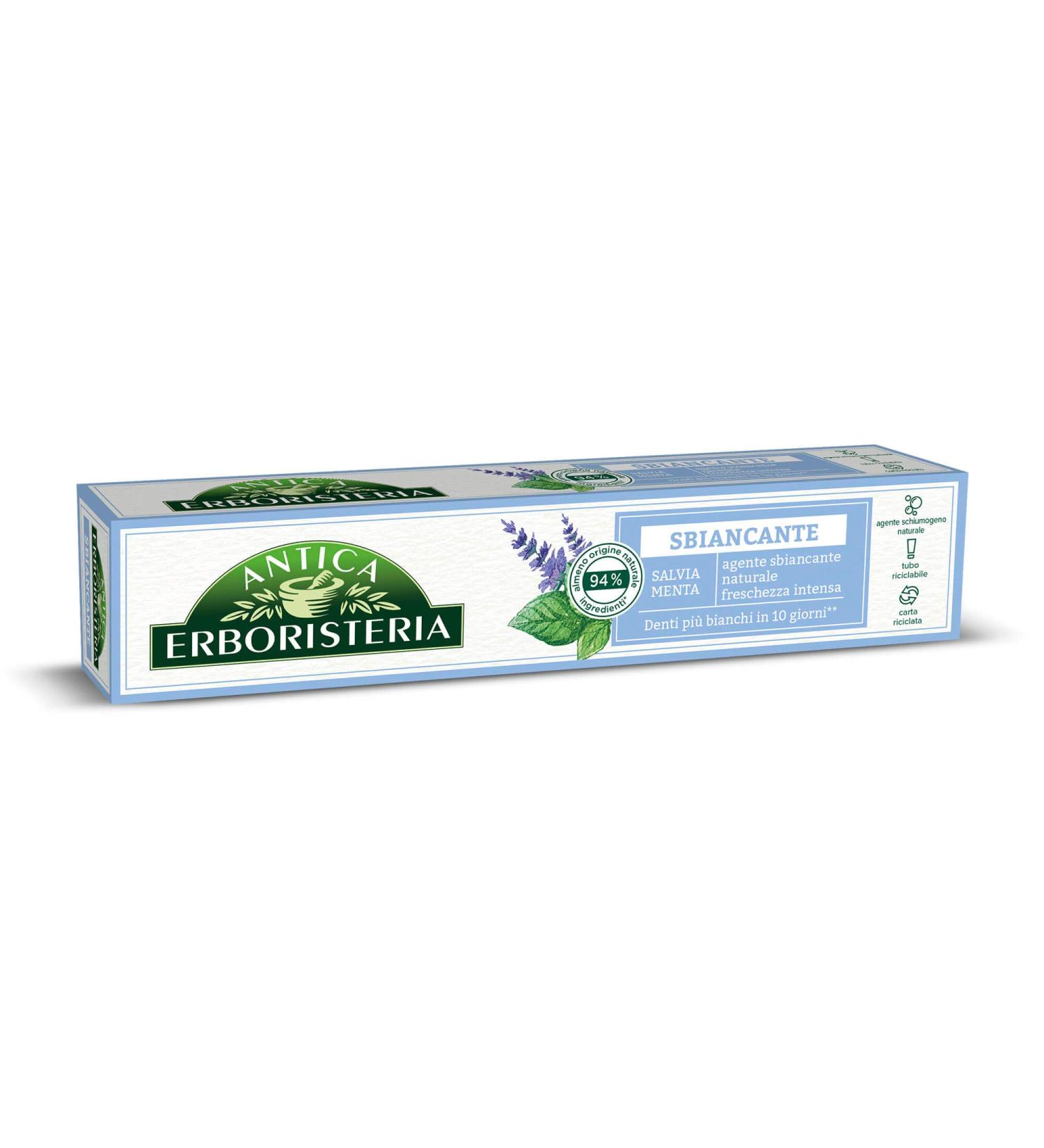 Antica Erboristeria Whitening Toothpaste 75ml - Best International Shipping for Radiant Smile - Buy Online on GoSupps.com