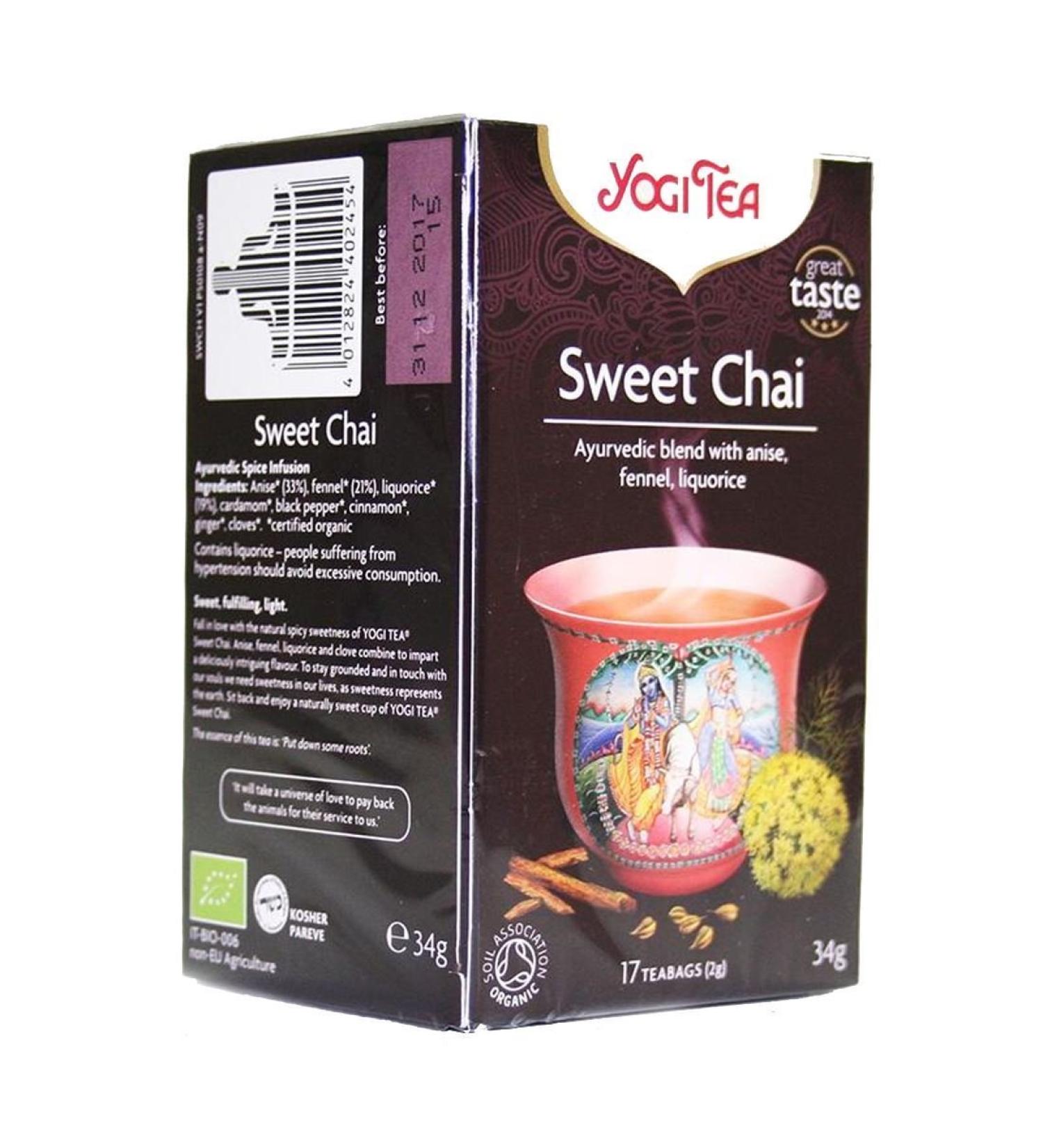 Yogi Tea | Sweet Chai - og | 1 x 17 bags