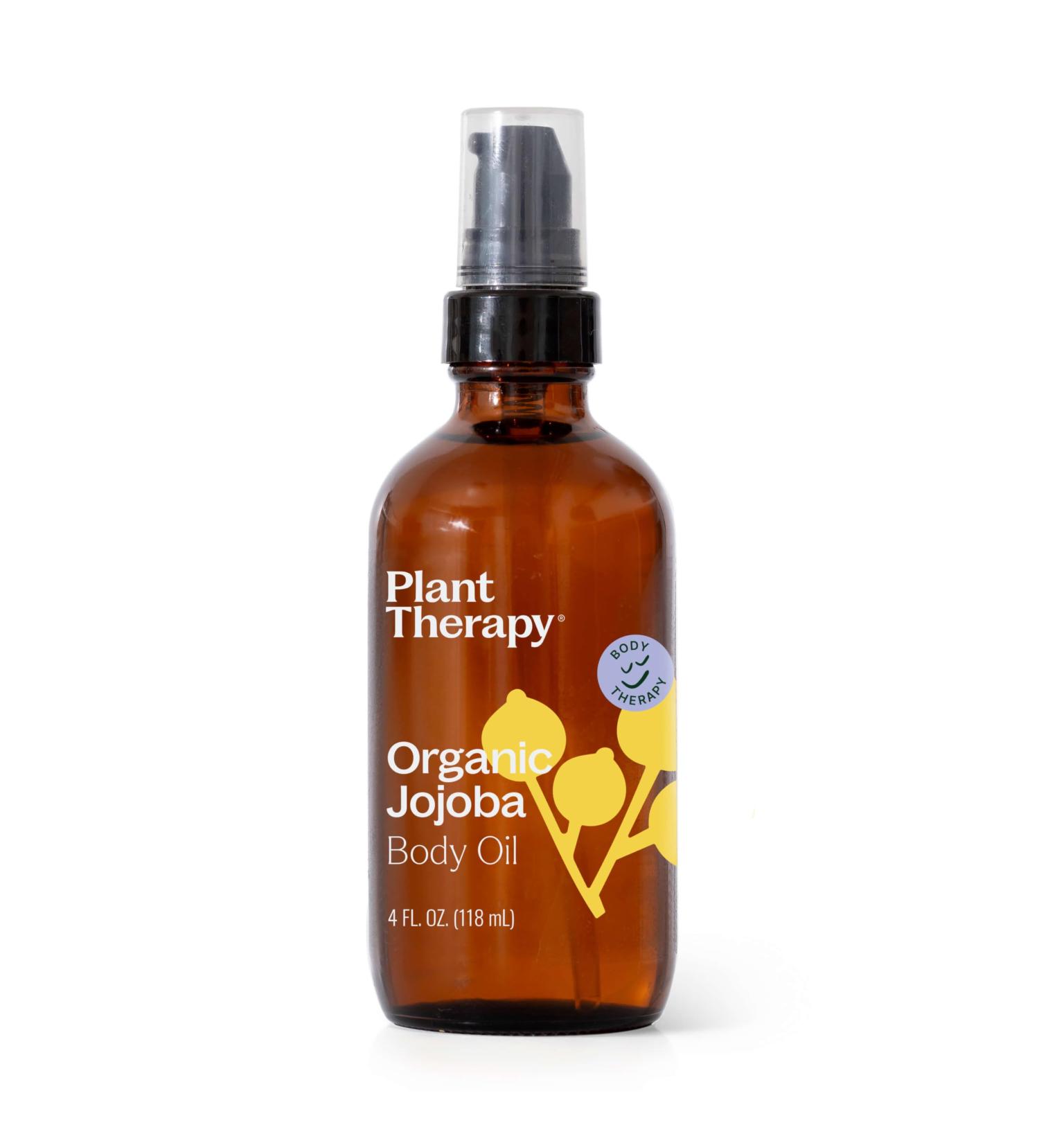 Plant Therapy Organic Jojoba Body Oil 4 fl. oz (118 mL) 100% Pure Cold-Pressed Natural GMO-Free Jojoba Oil for Skin Hair Nails & Essential Oils Jojoba 4 Fl Oz (Pack of 1) - Buy Online on GoSupps.com