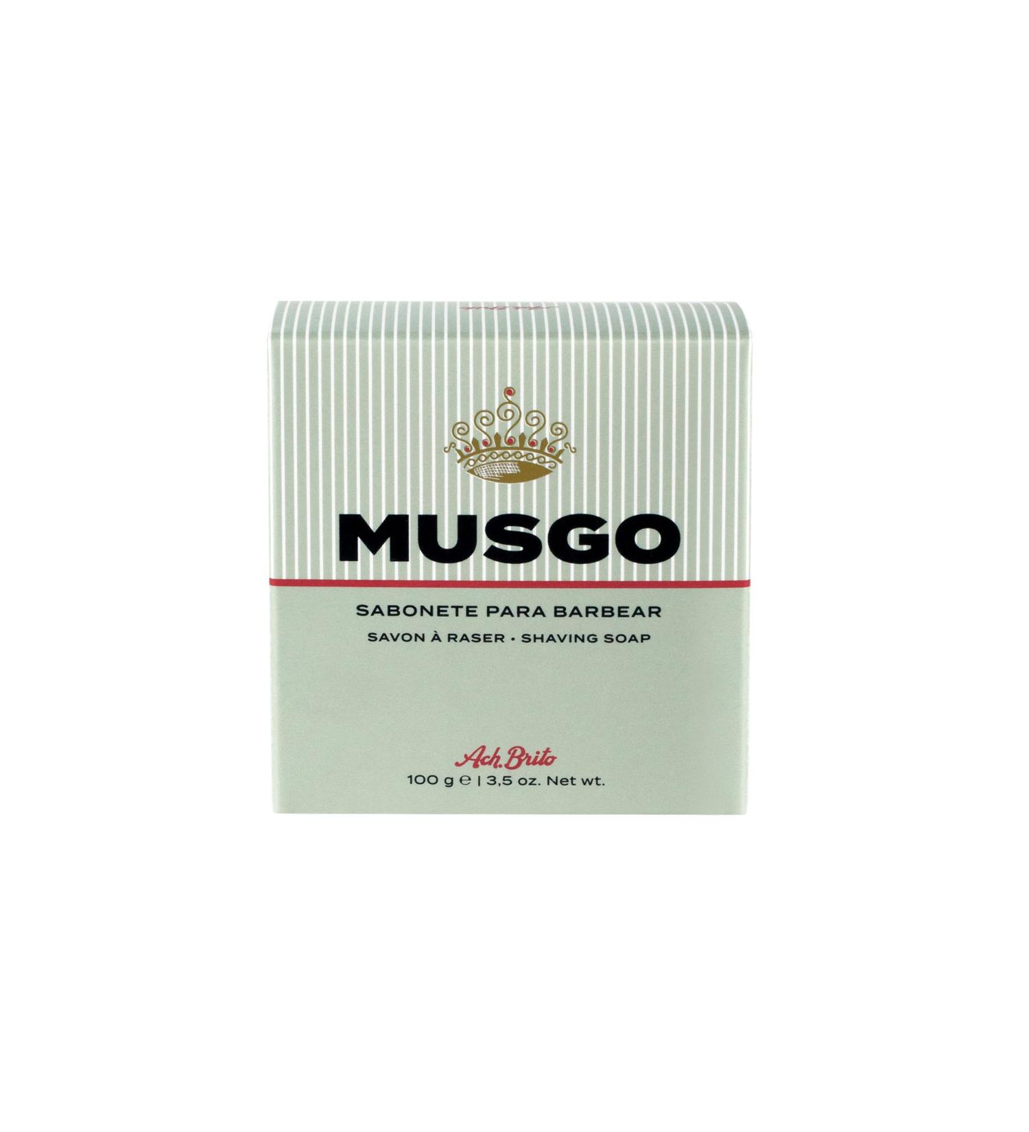 Oh Brito Shaving Soap MUSGO Ach Brito Made in Portugal 100 g - Buy Online on GoSupps.com